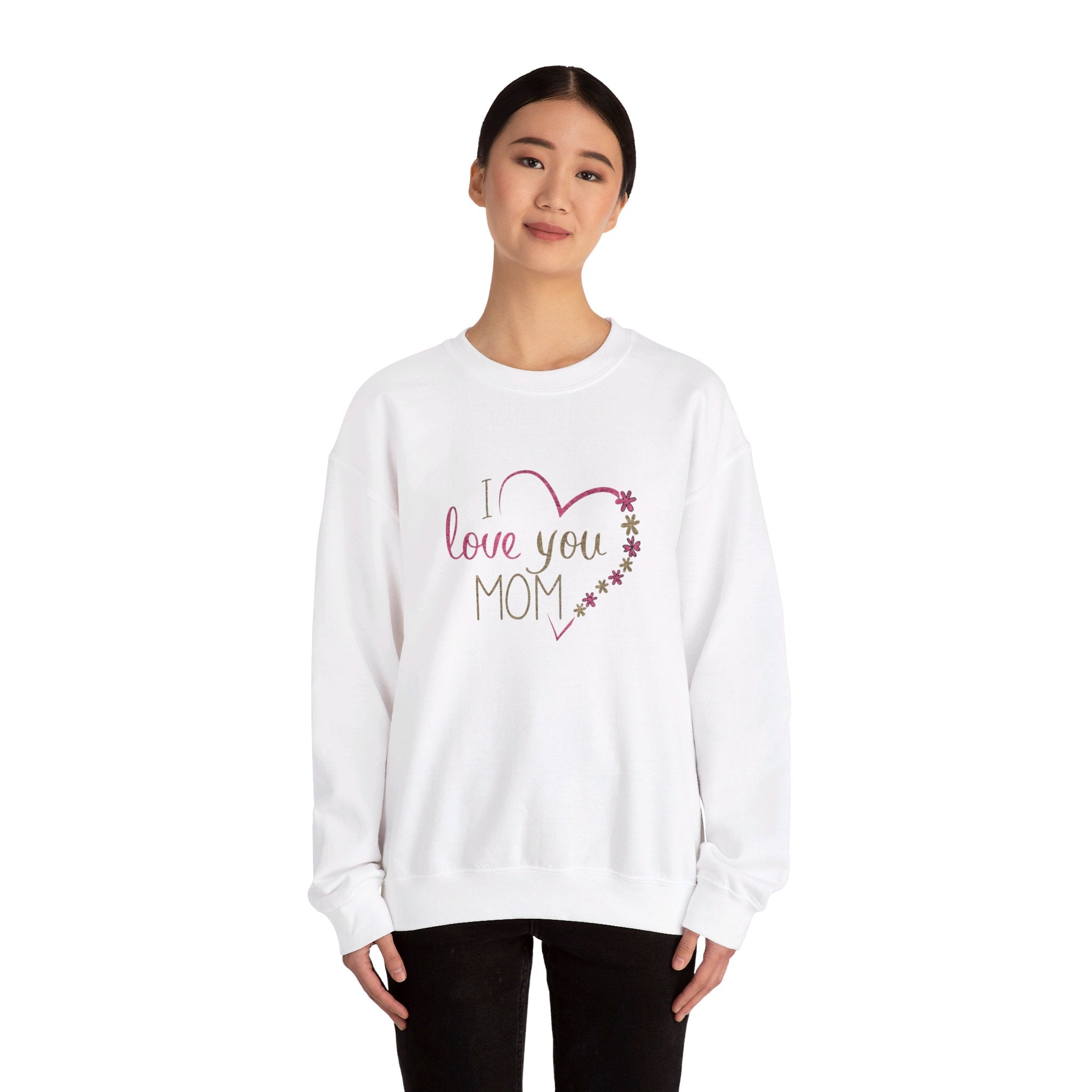 Mom, Happy Mother's Day Unisex Heavy Blend™ Crewneck Sweatshirt