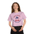 Memorial Day Freedom Is Not Free Champion Women's Heritage Cropped T-Shirt