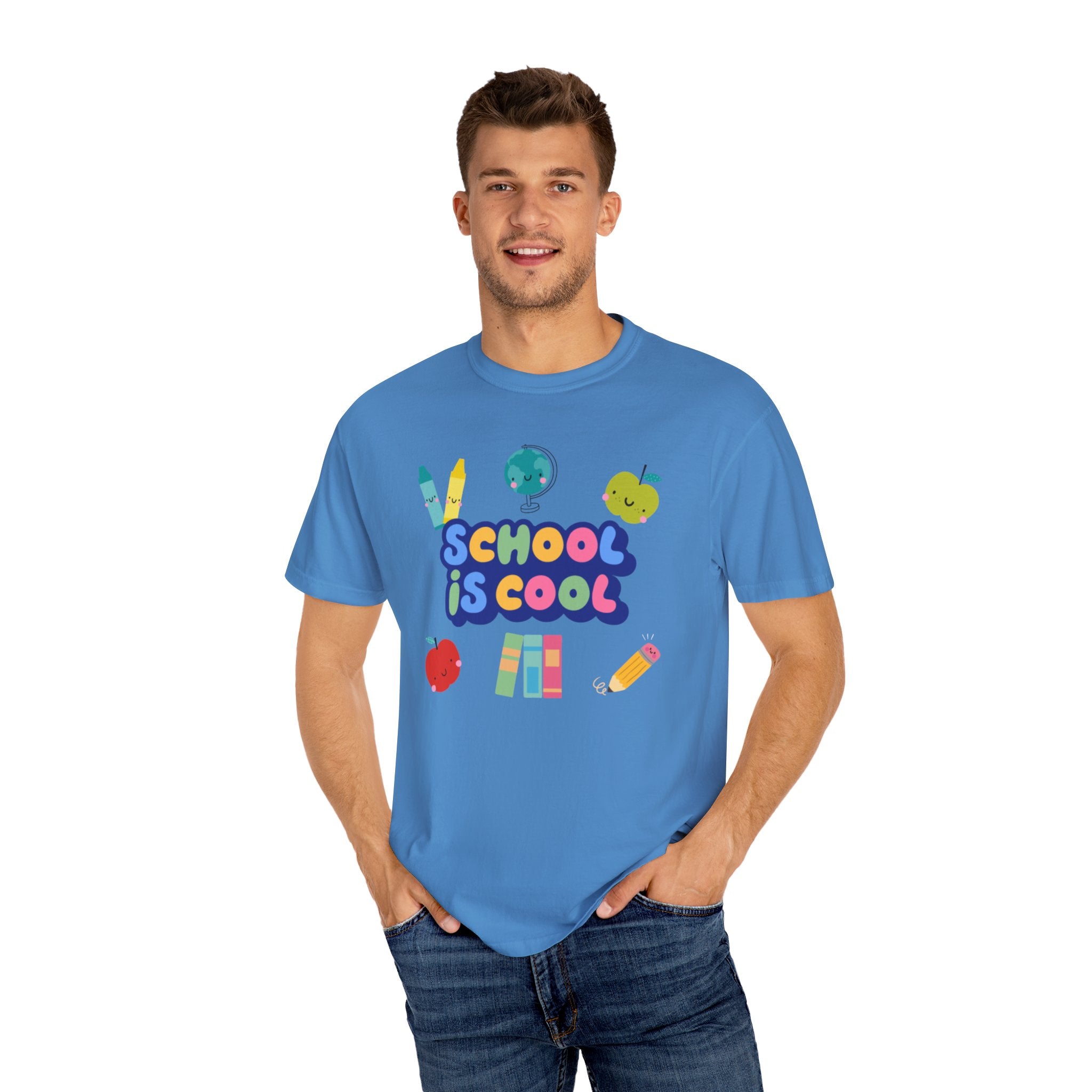 School Is Cool Unisex Garment-Dyed T-shirt