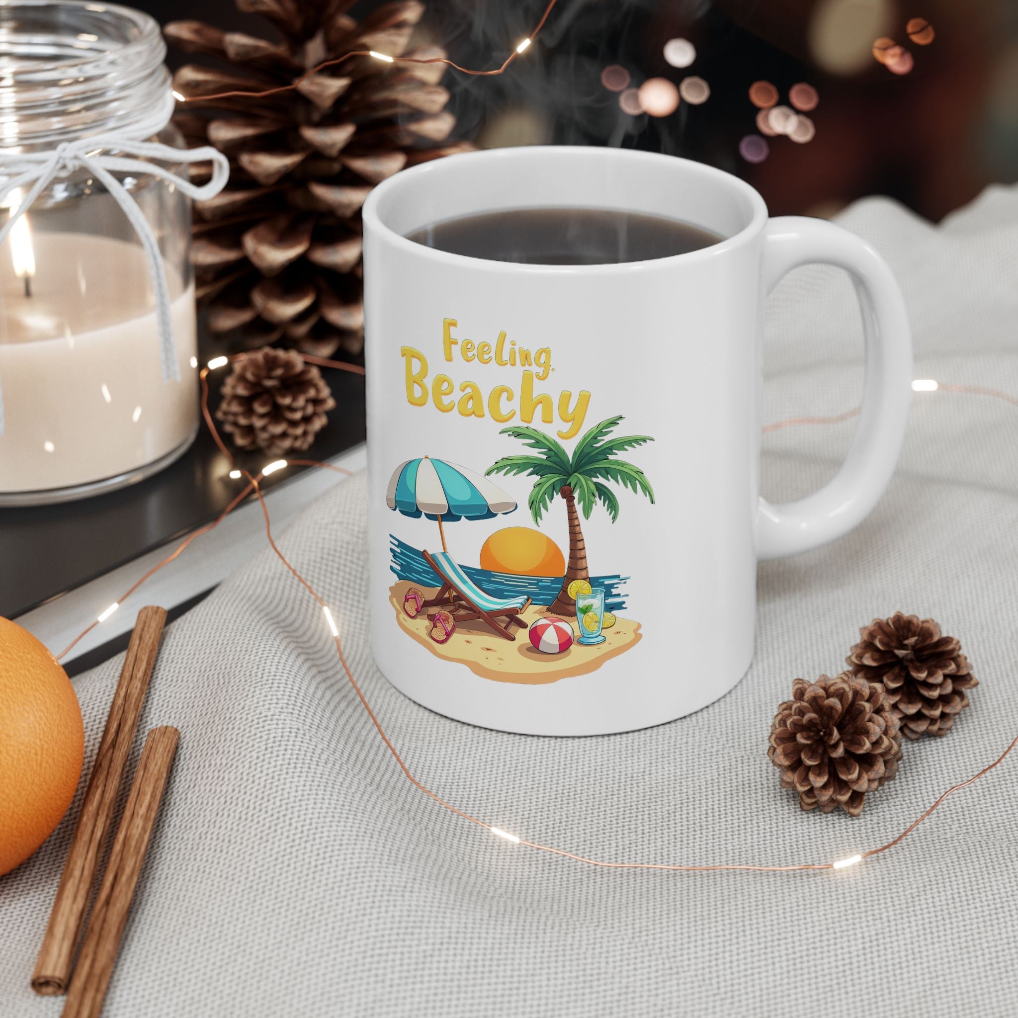 Feeling Beachy Ceramic Mug
