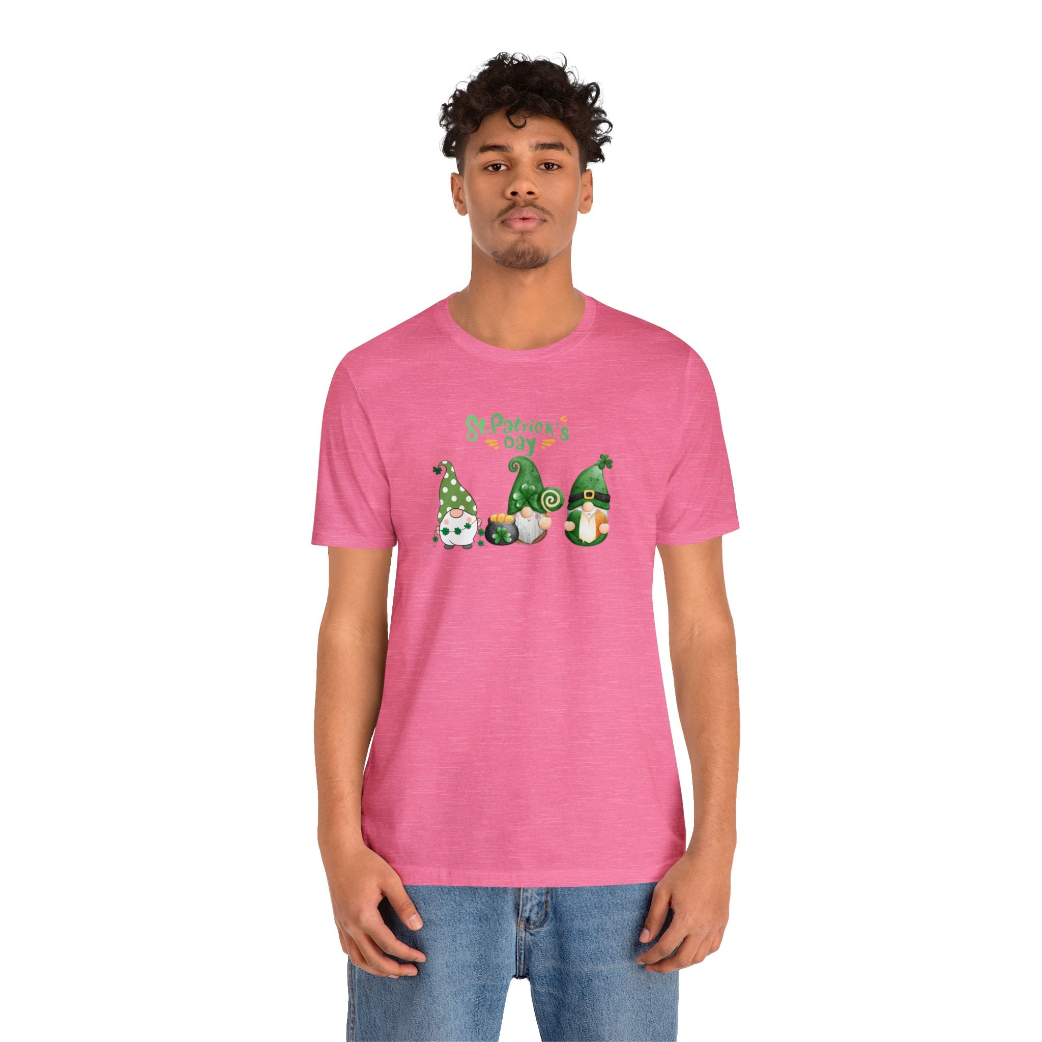 St. Patty's Day Gnome Unisex Jersey Short Sleeve Tee