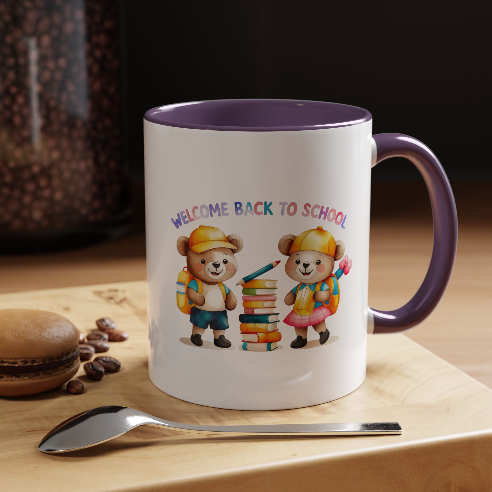 Welcome Back to School Bear Coffee Mug - 11oz, 15oz