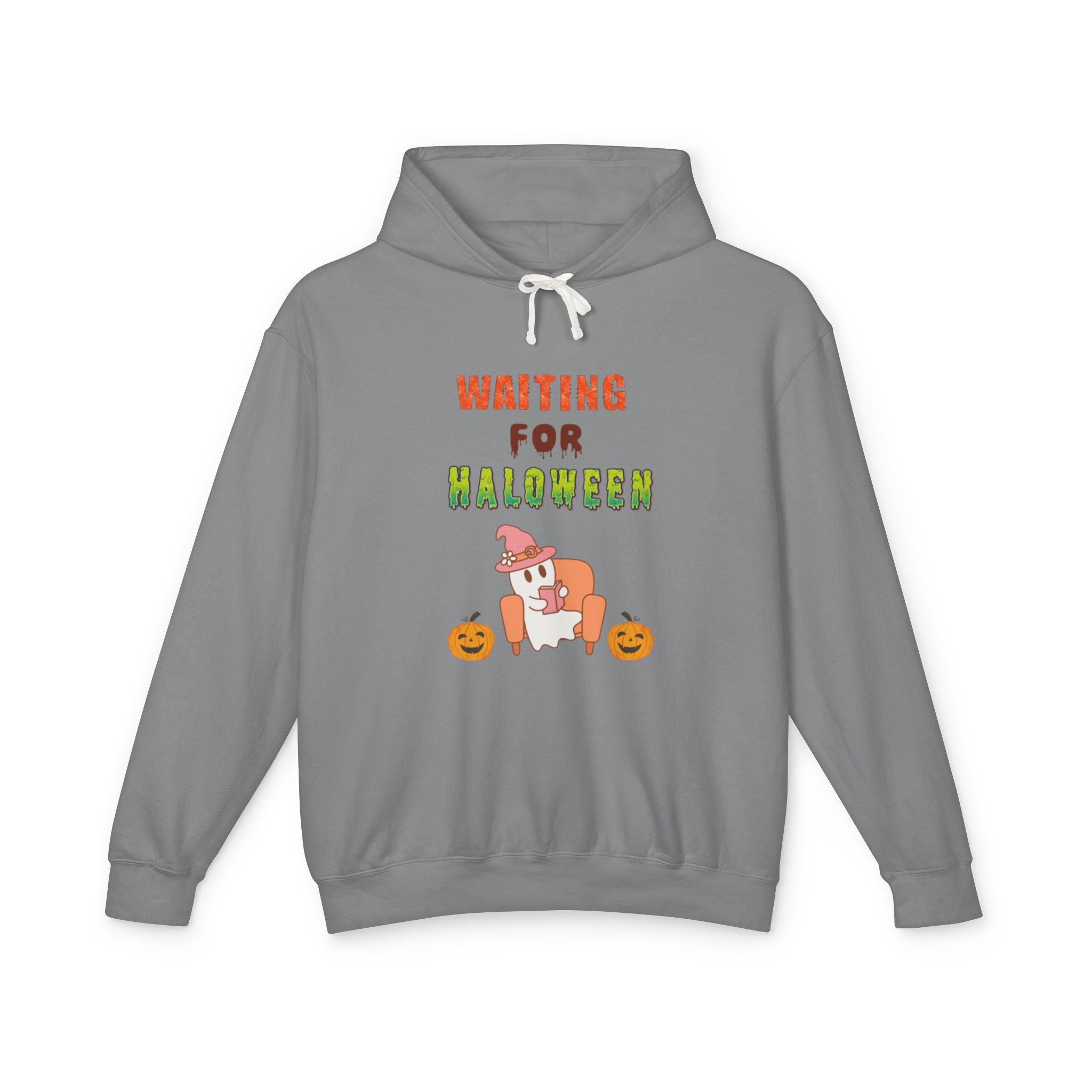 Waiting For Halloween Unisex Lightweight Hooded Sweatshirt