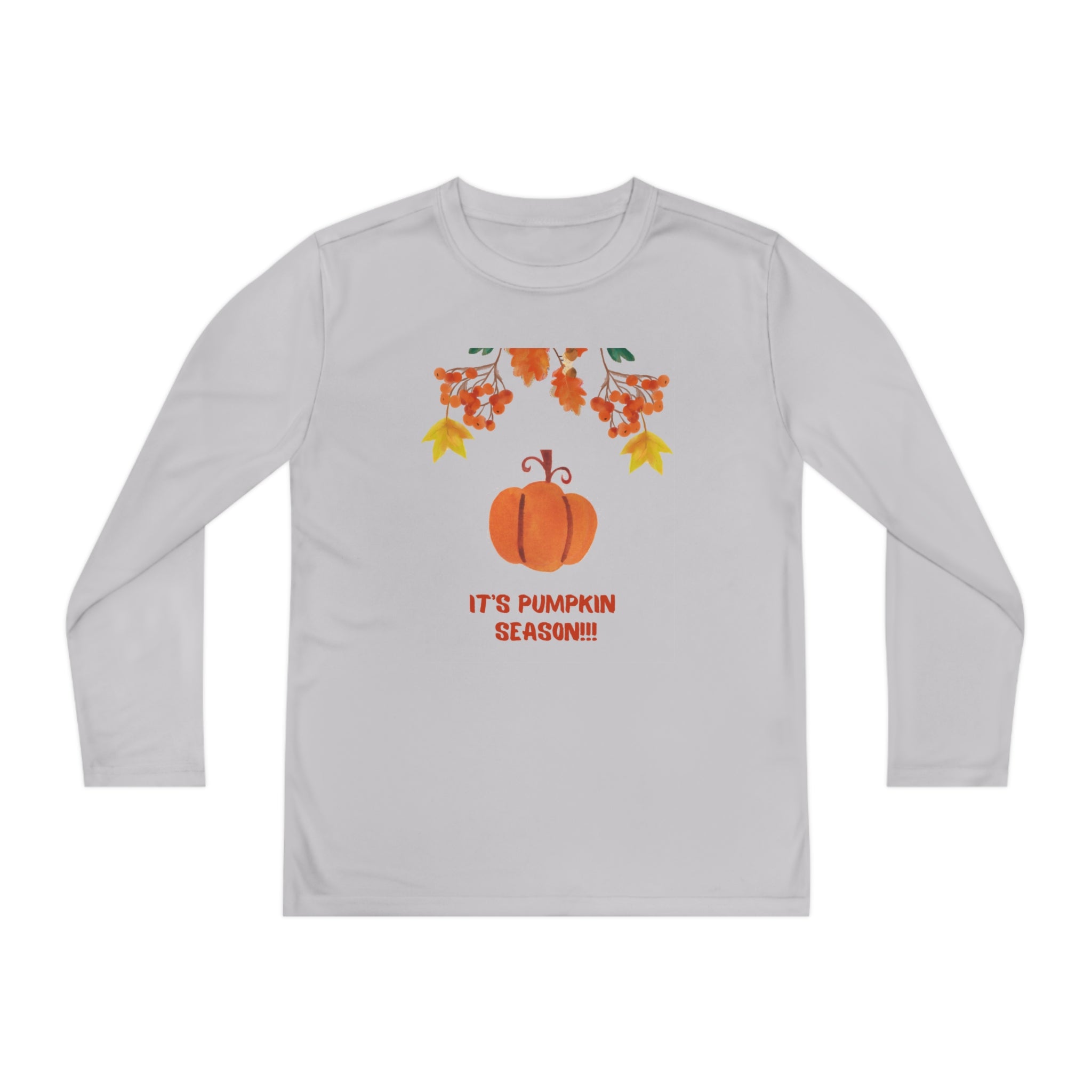 Pumpkin Season Youth Long Sleeve Competitor Tee