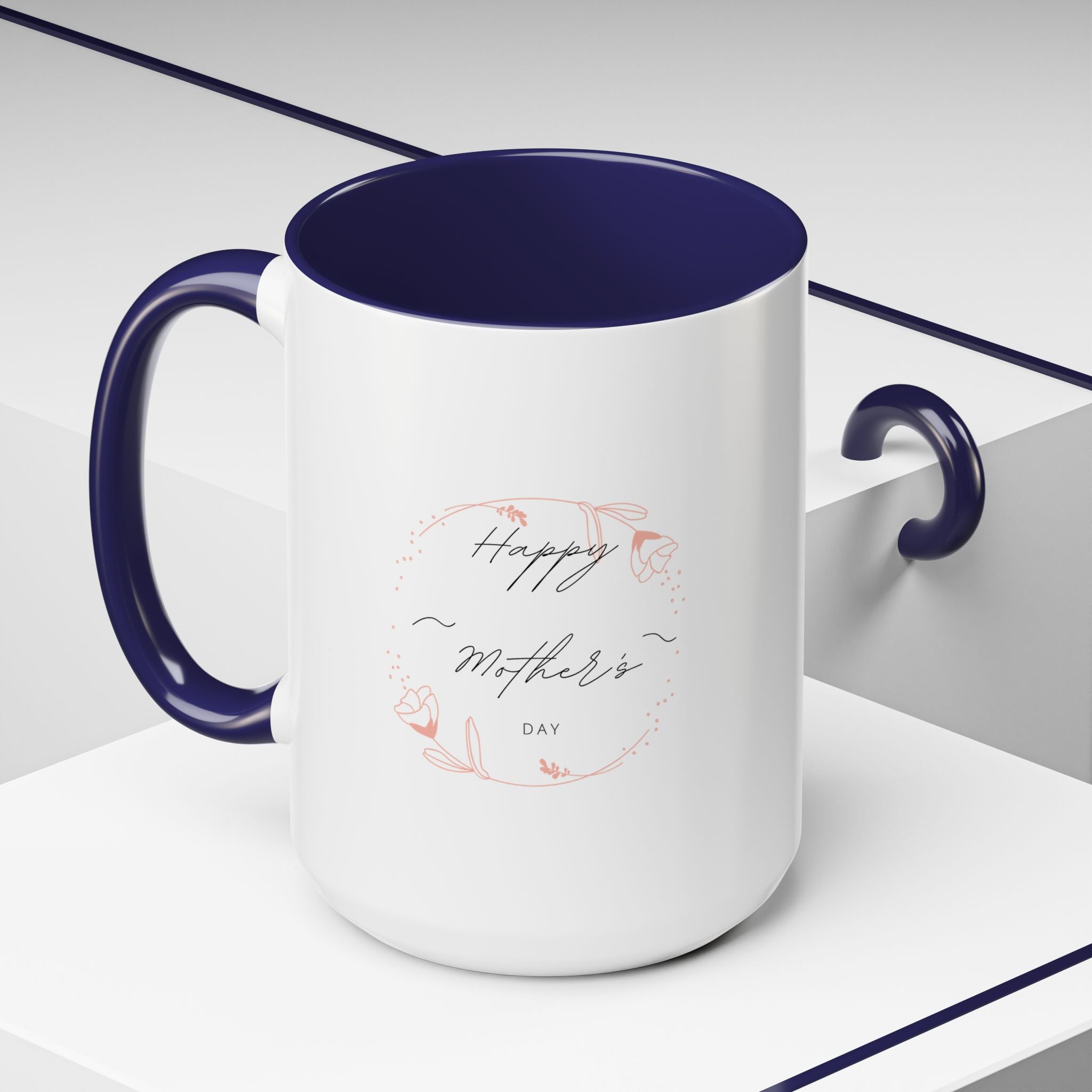 Happy Mom's Day Accent Coffee Mug  11oz & 15oz