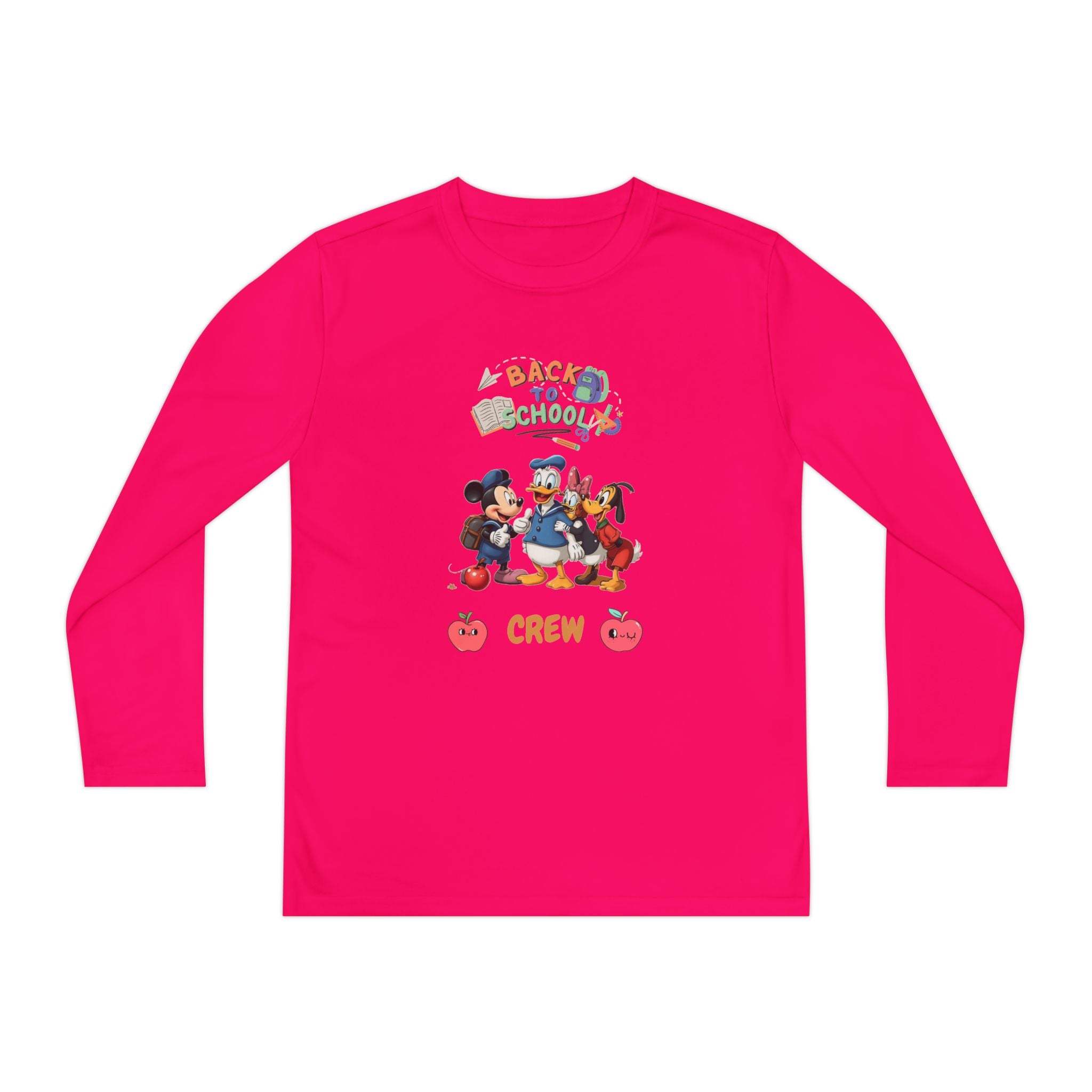 Back to School Crew Youth Long Sleeve Competitor Tee
