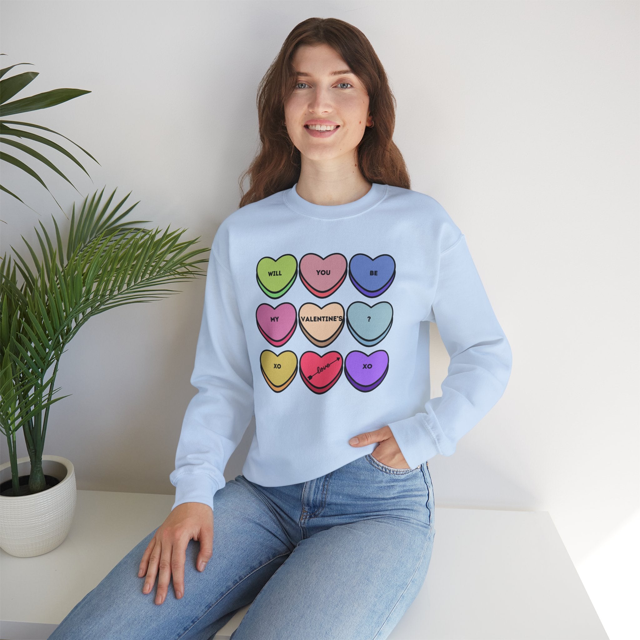Will You Be My Valentine? Unisex Heavy Blend™ Crewneck Sweatshirt