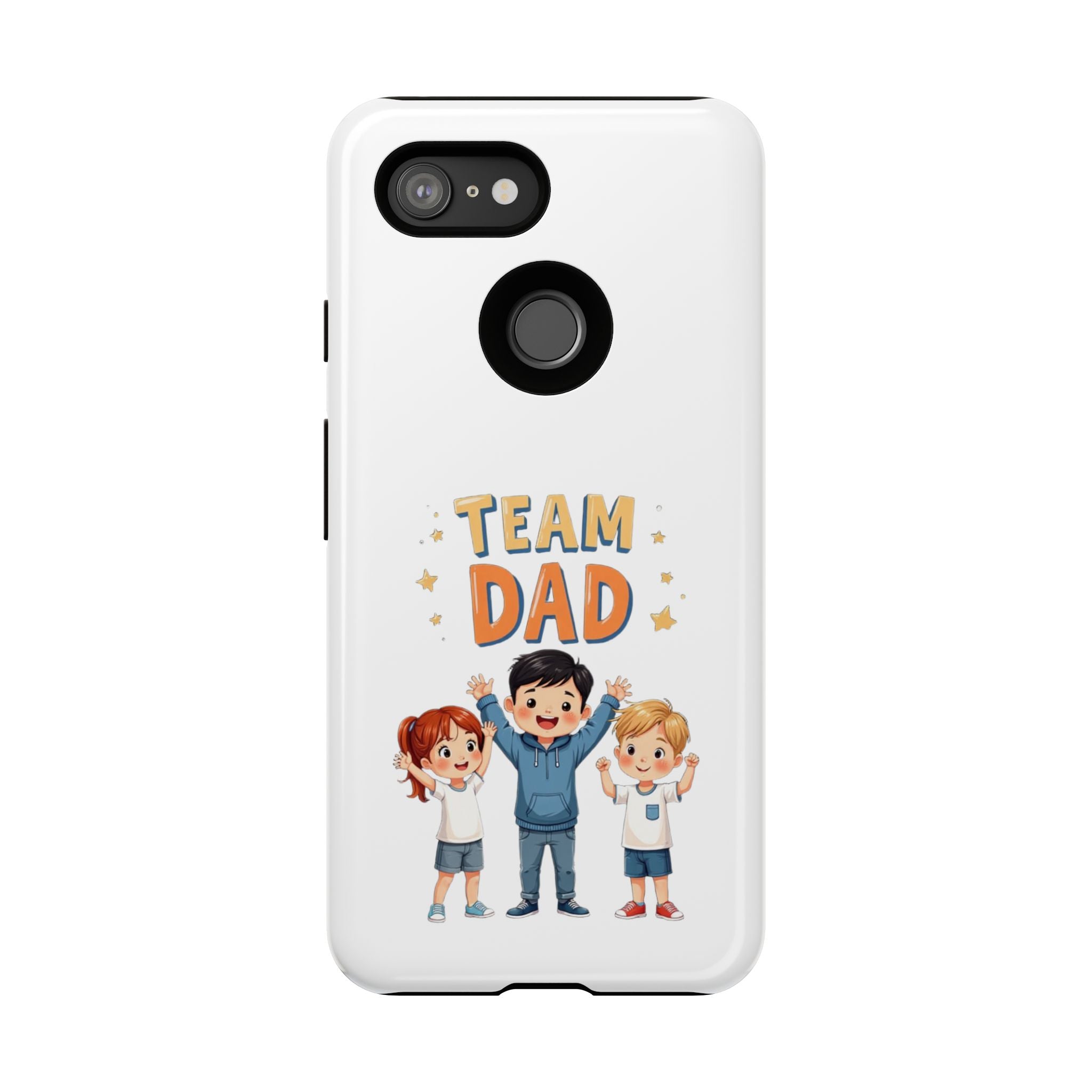 Team Dad Phone Case, Fun Gift for Fathers, Durable Phone Protector, Cute Dad Team Merchandise, Father's Day Special