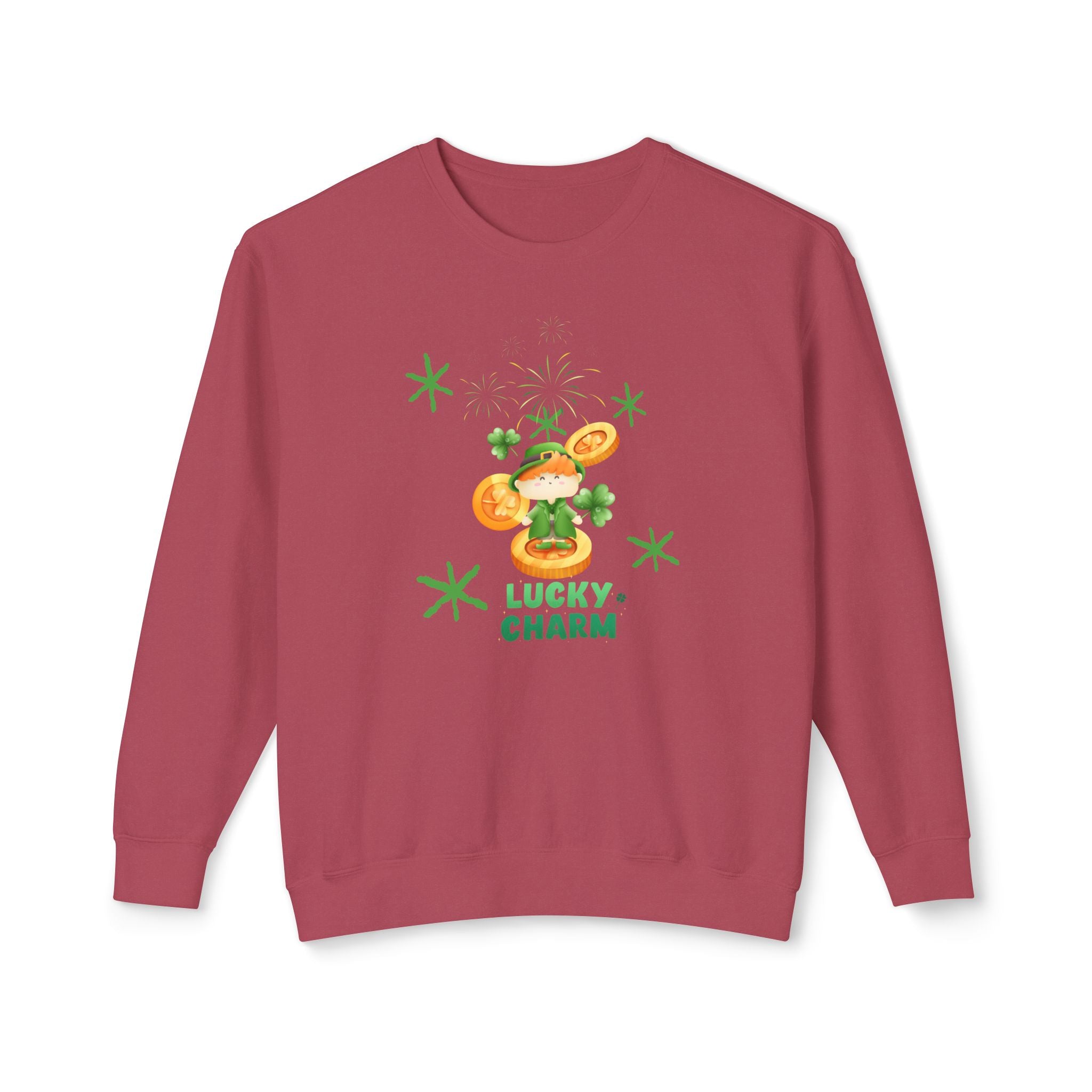 Lucky Charm Unisex Lightweight Crewneck Sweatshirt
