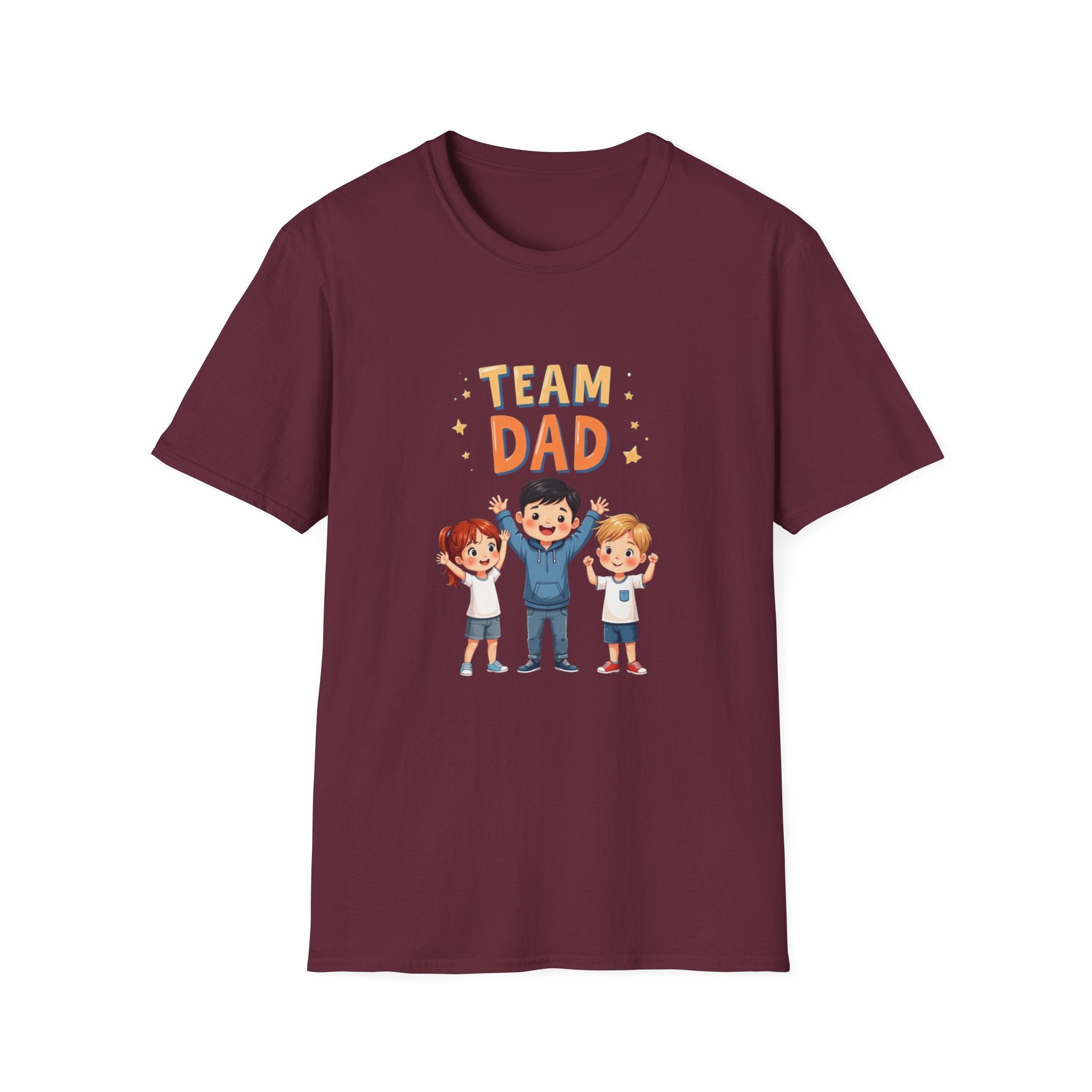 Team Dad Unisex Softstyle T-Shirt, Father's Day Gift, Family Tee, Dad Shirt, Great for Celebrations, Fun Casual Wear