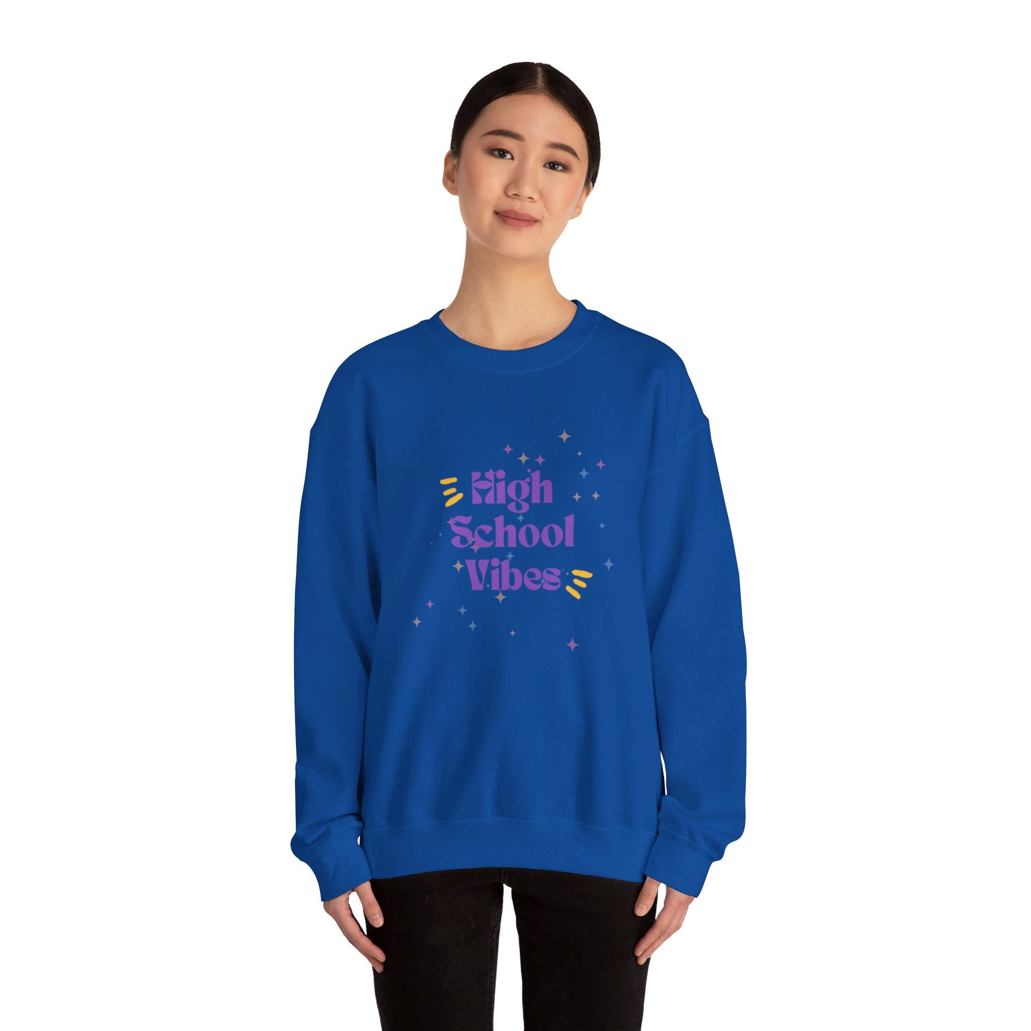 High School Vibes Unisex Heavy Blend™ Crewneck Sweatshirt