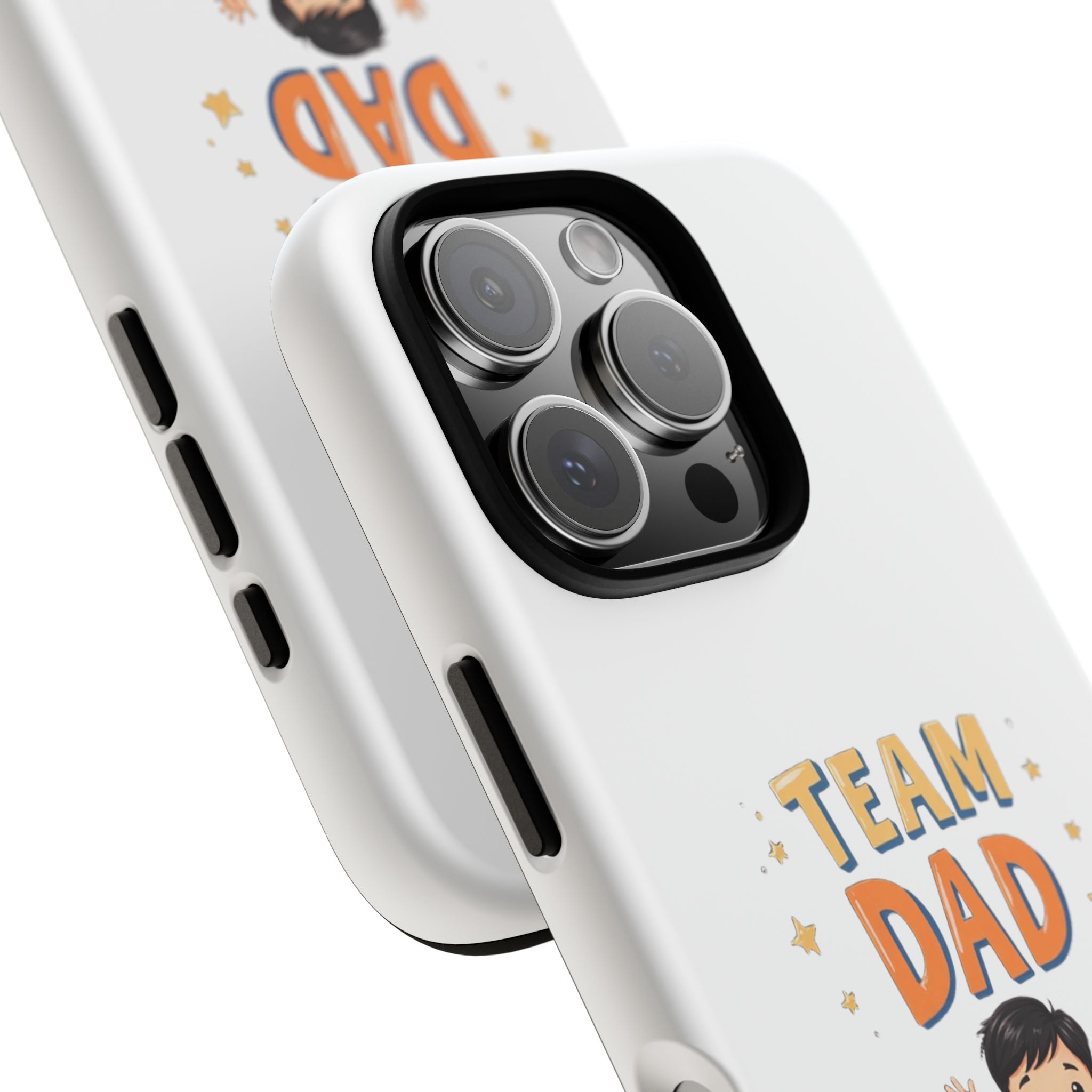 Team Dad Phone Case, Fun Gift for Fathers, Durable Phone Protector, Cute Dad Team Merchandise, Father's Day Special