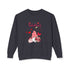 Gnome Valentine's Day Unisex Lightweight Crewneck Sweatshirt