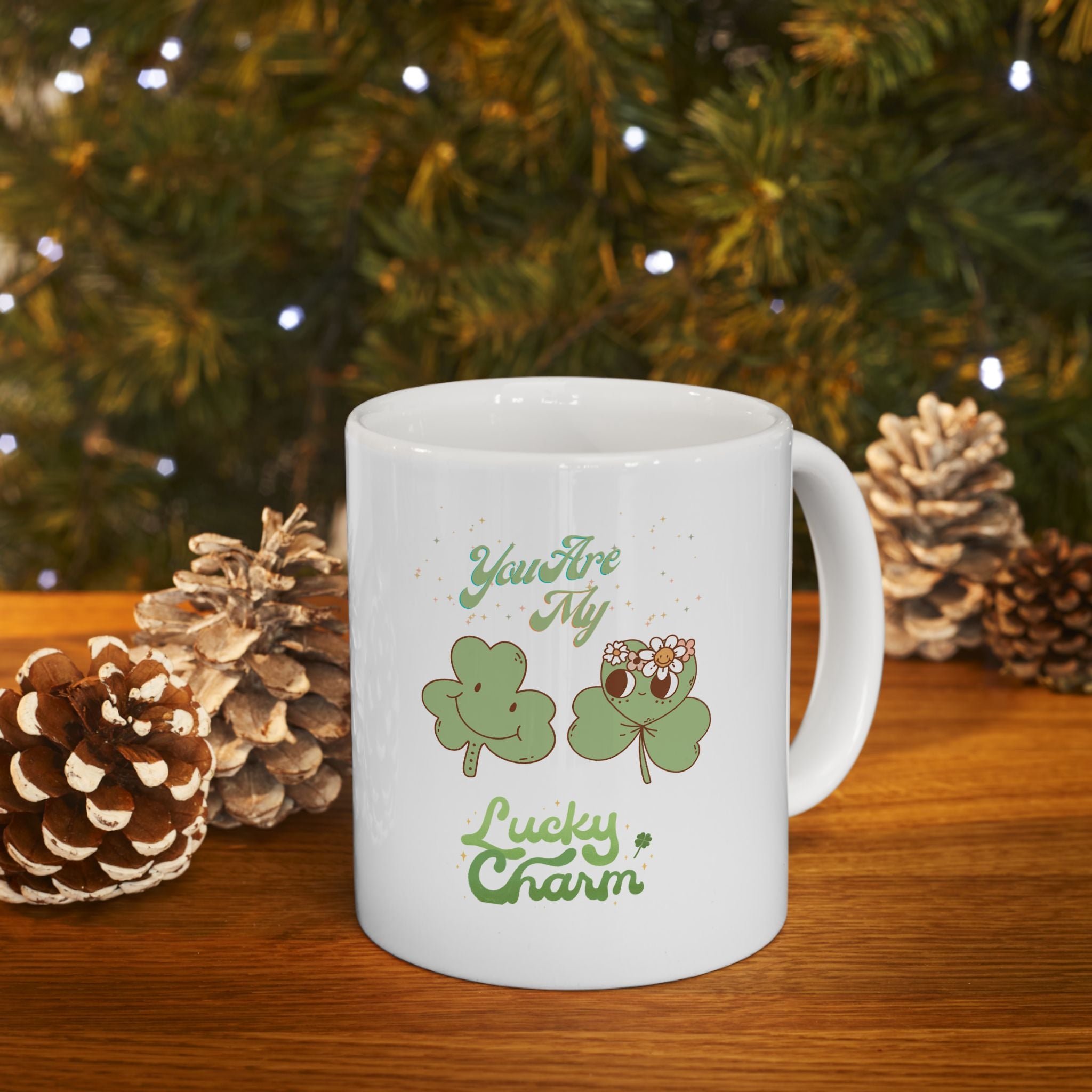 You're My Lucky Charm Ceramic Mug - Perfect for St. Patrick's Day Celebrations