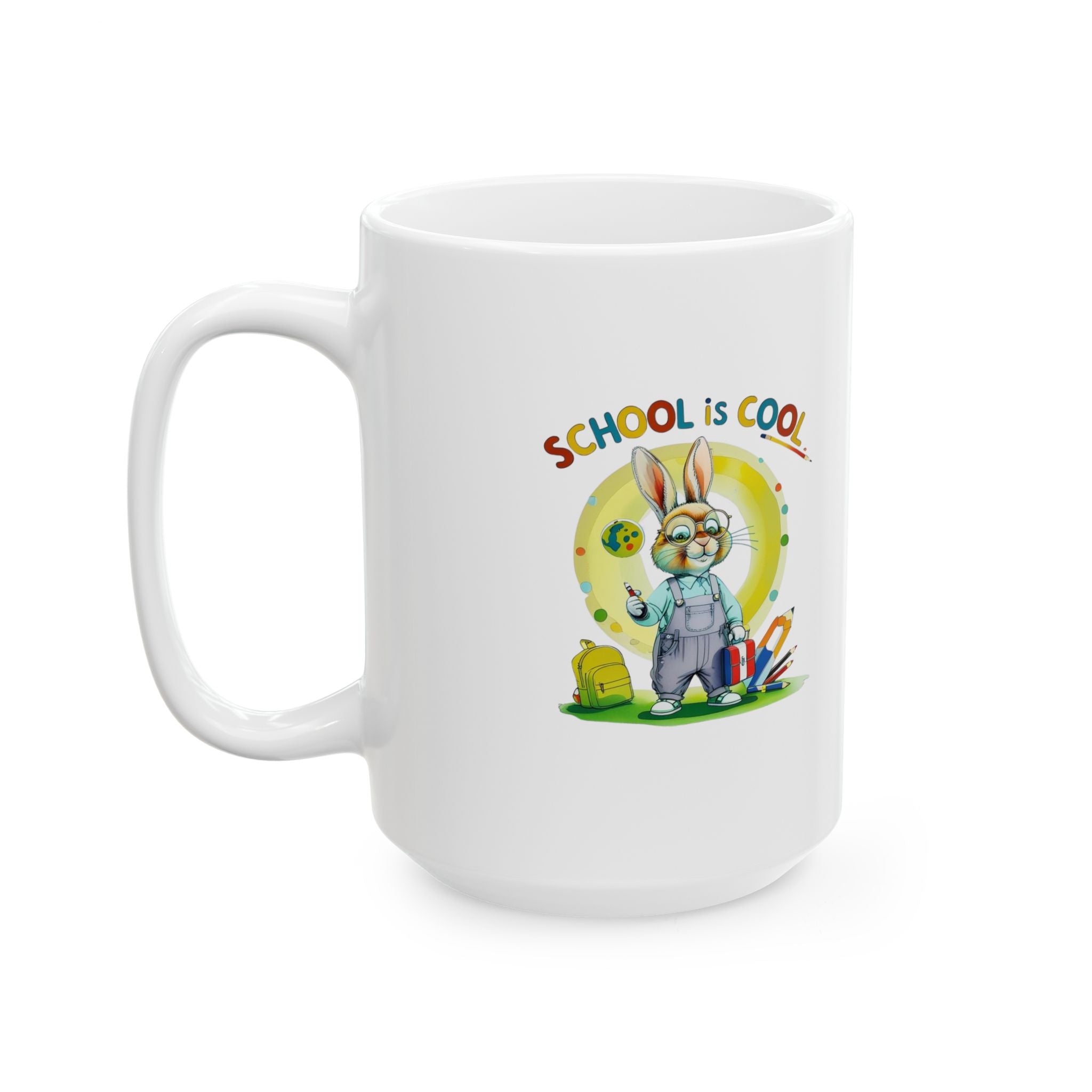 School is Cool Ceramic Mug, 11oz & 15oz