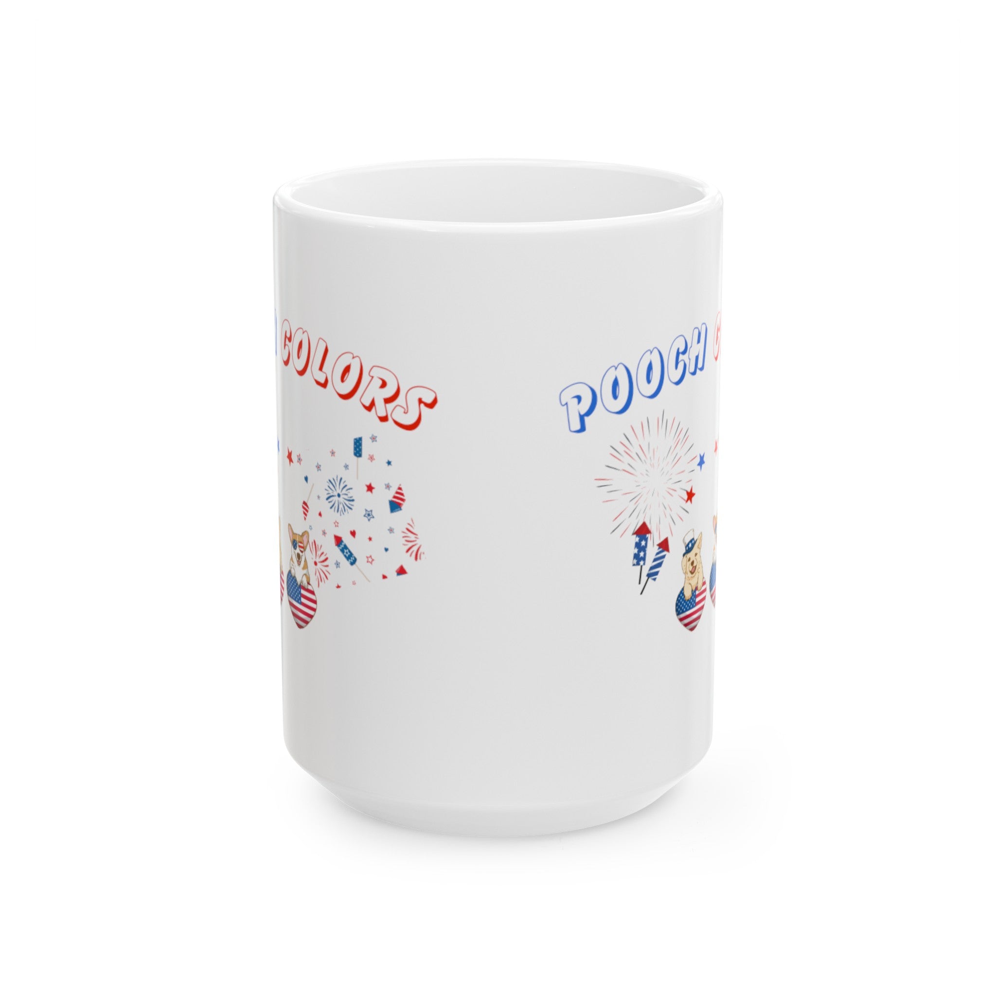 Pooch Colors Ceramic Mug, (11oz, 15oz)