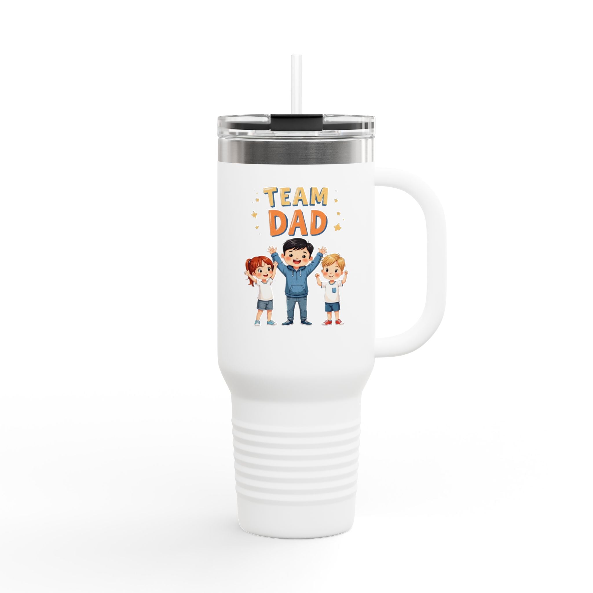 Team Dad Insulated Travel Mug, 40oz