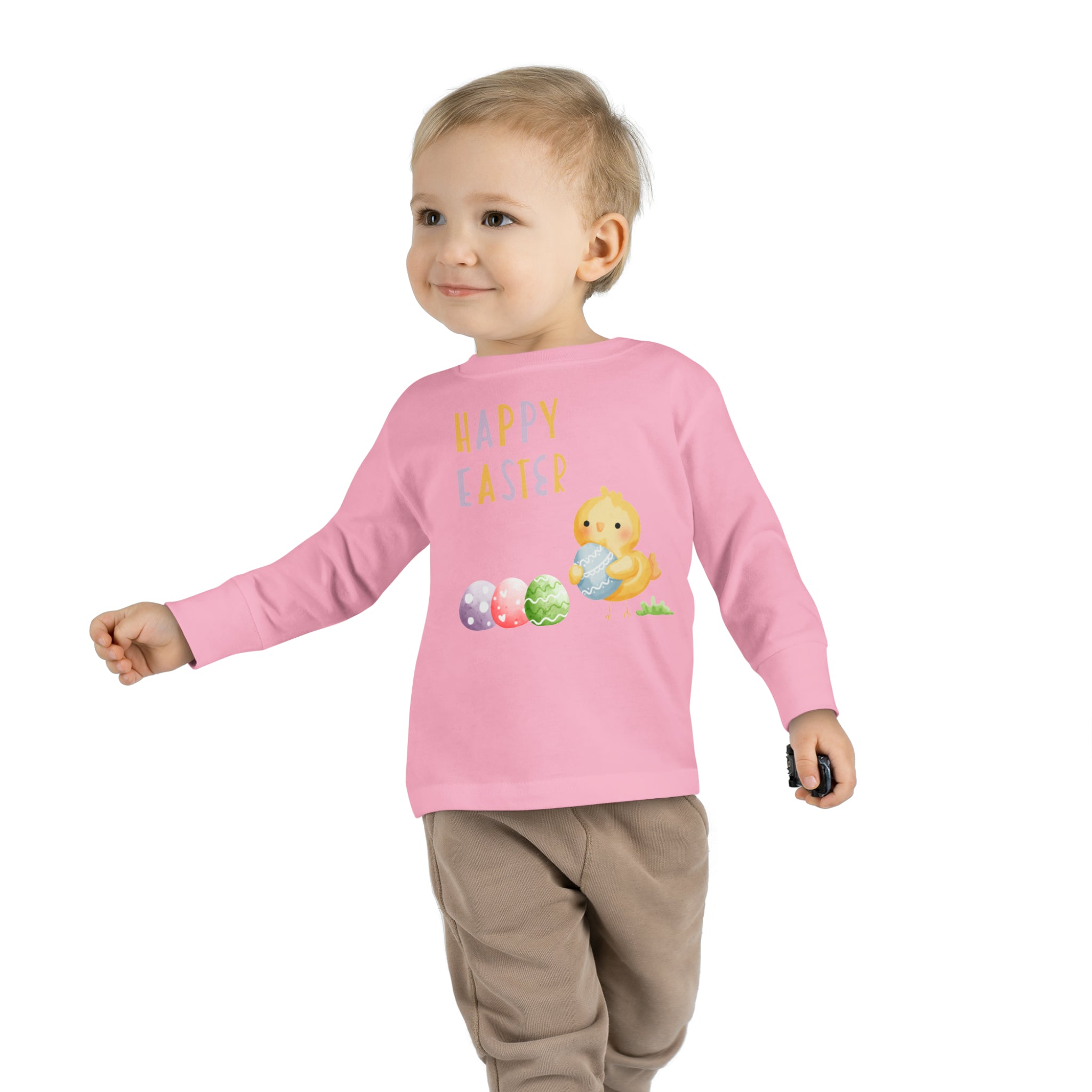 Wishing You A Happy Easter Toddler Long Sleeve Tee
