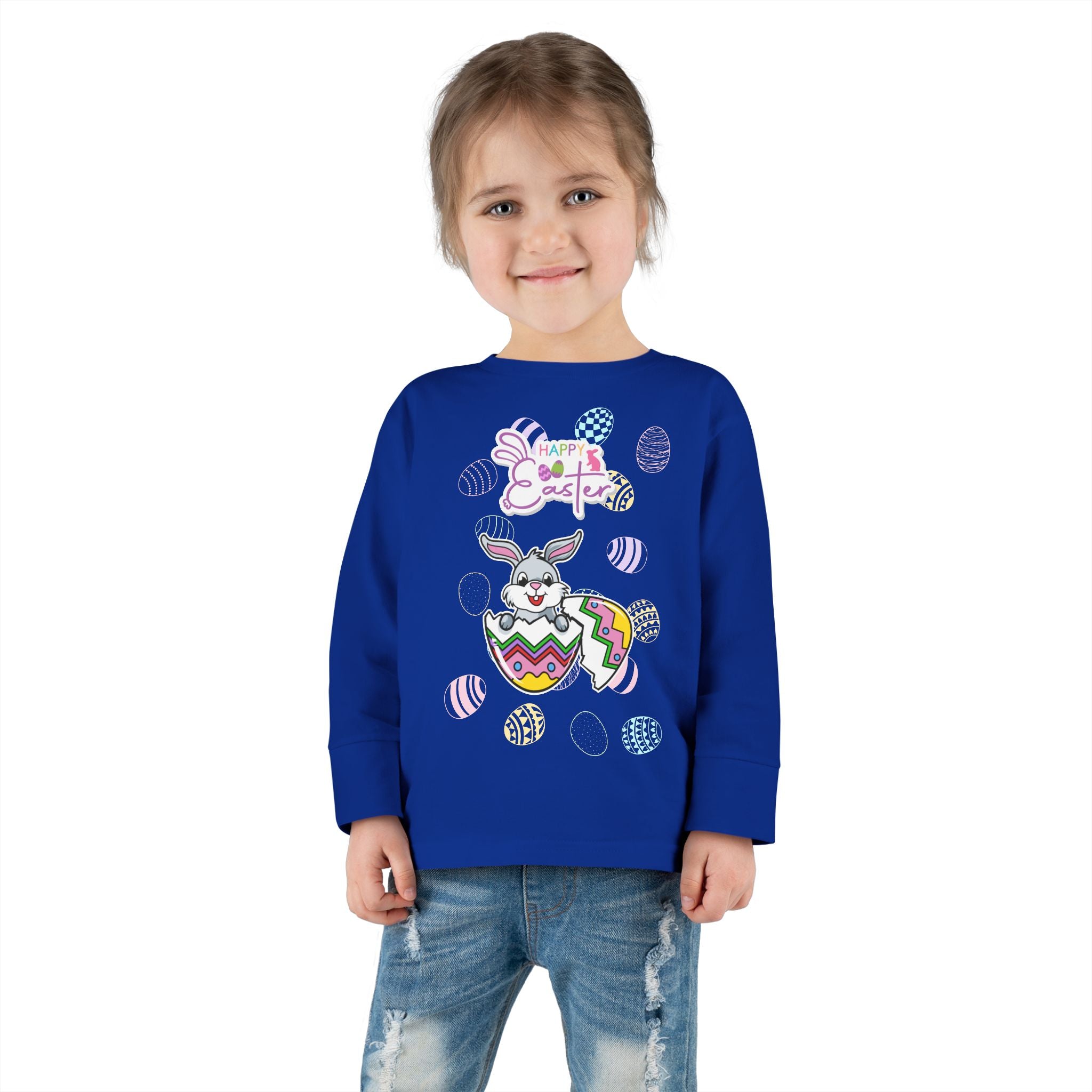 Easter Greetings Toddler Long Sleeve Tee