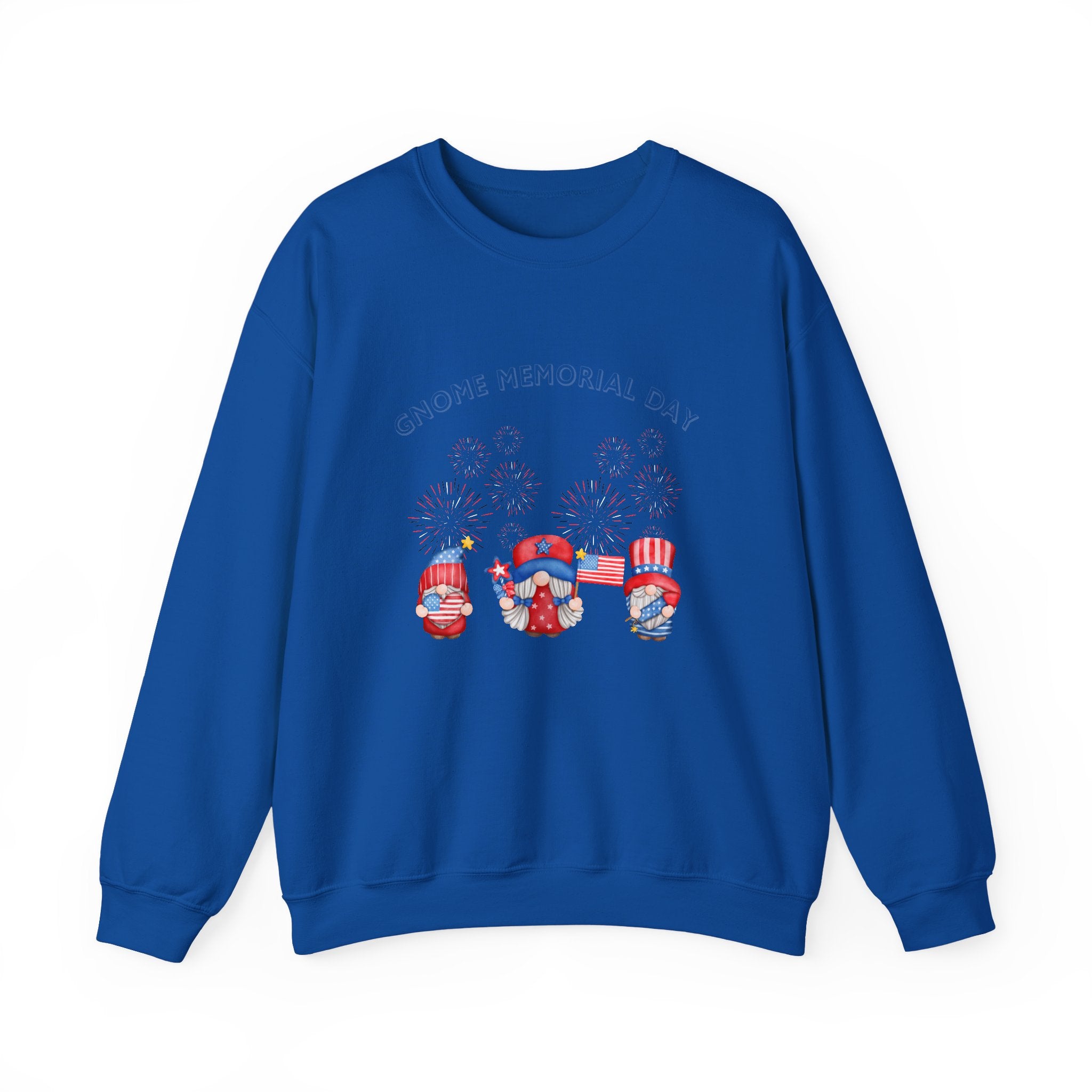 Gnome Memorial Day  Sweatshirt, Unisex Crewneck
