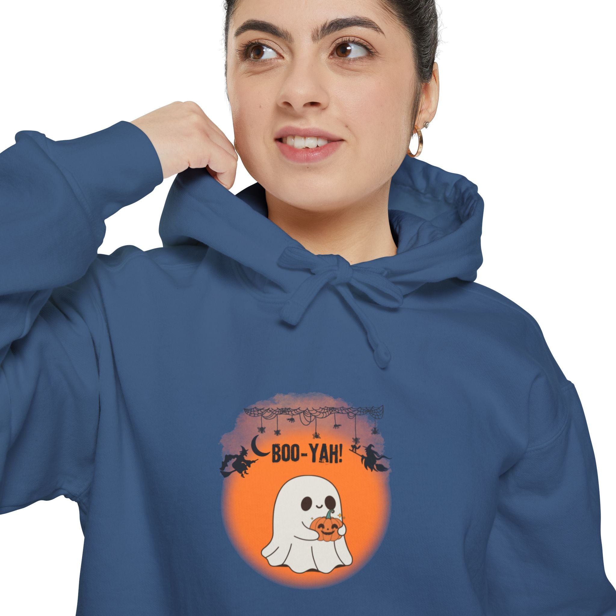 Boo-Yah! Unisex Garment-Dyed Hoodie