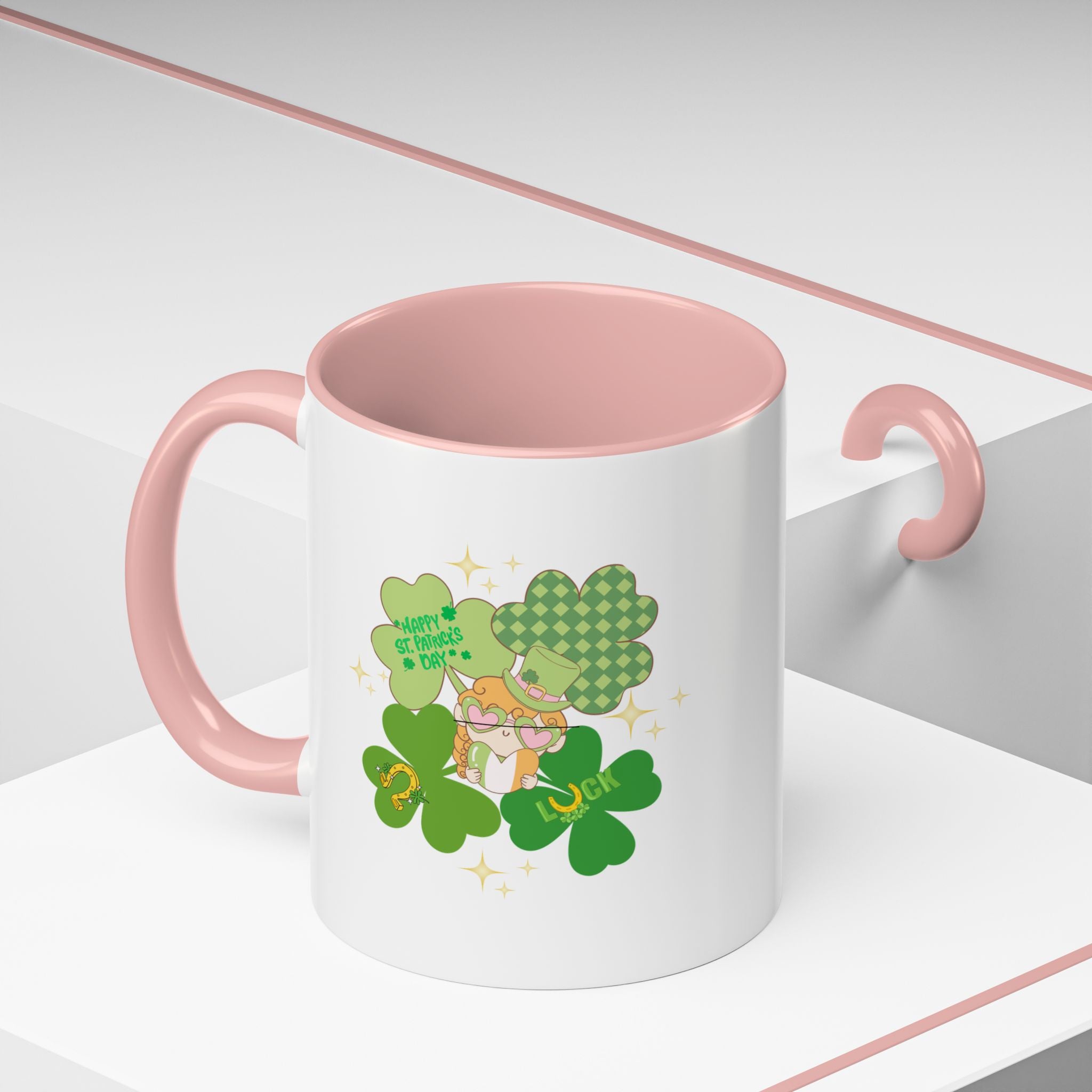 Retro St. Paddy's Day Accent Coffee Mug - 11oz & 15oz