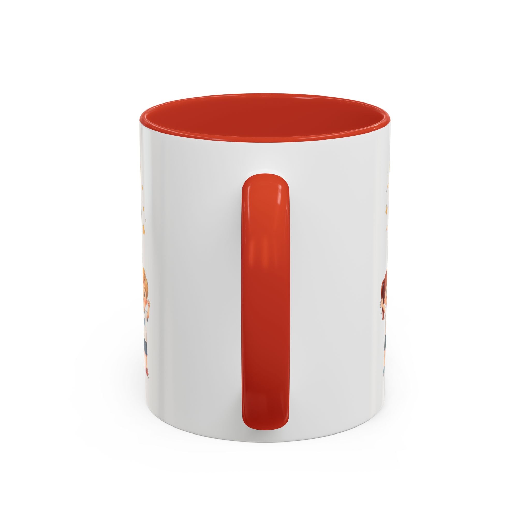 Team Dad Accent Coffee Mug