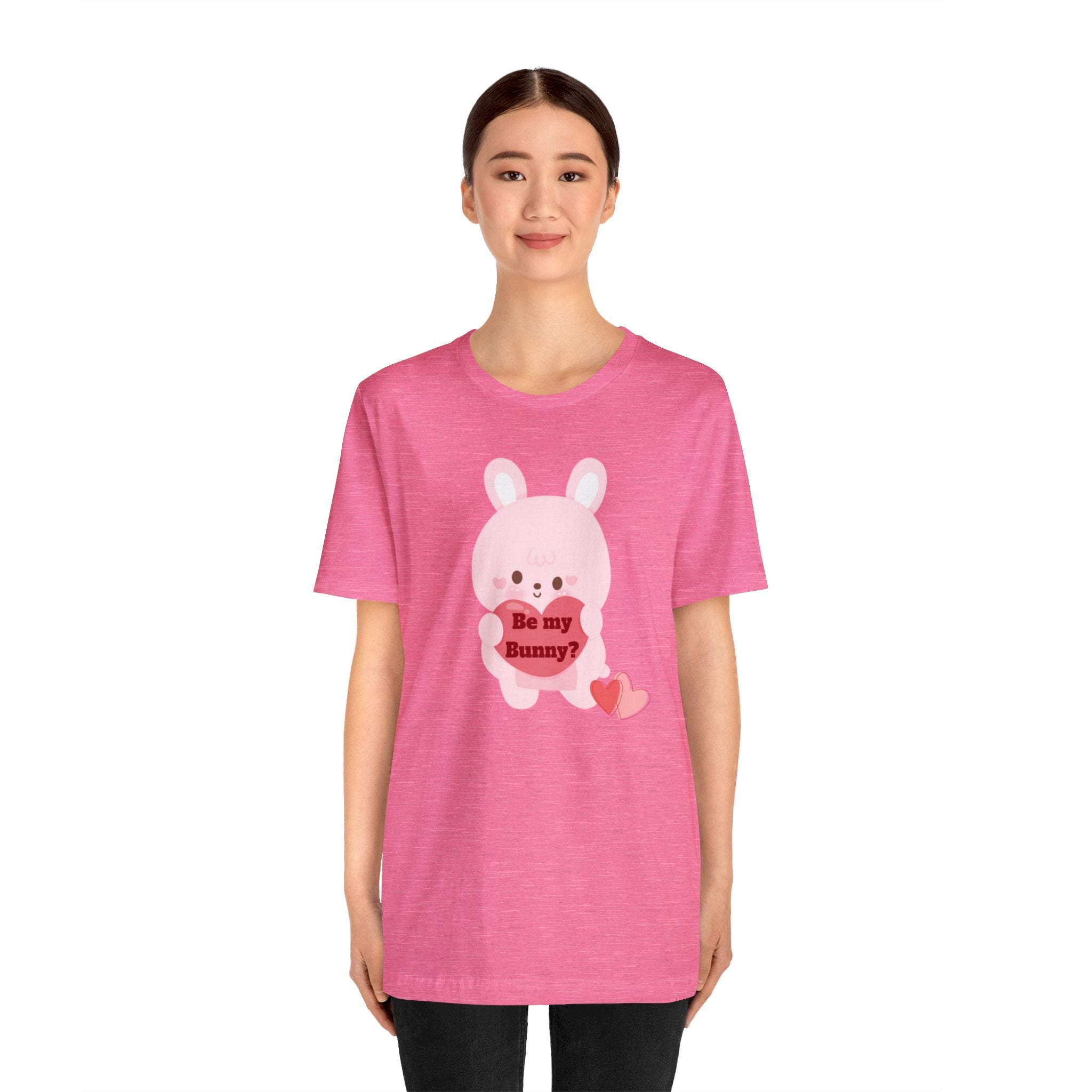 V-Day BunnyUnisex Jersey Short Sleeve Tee
