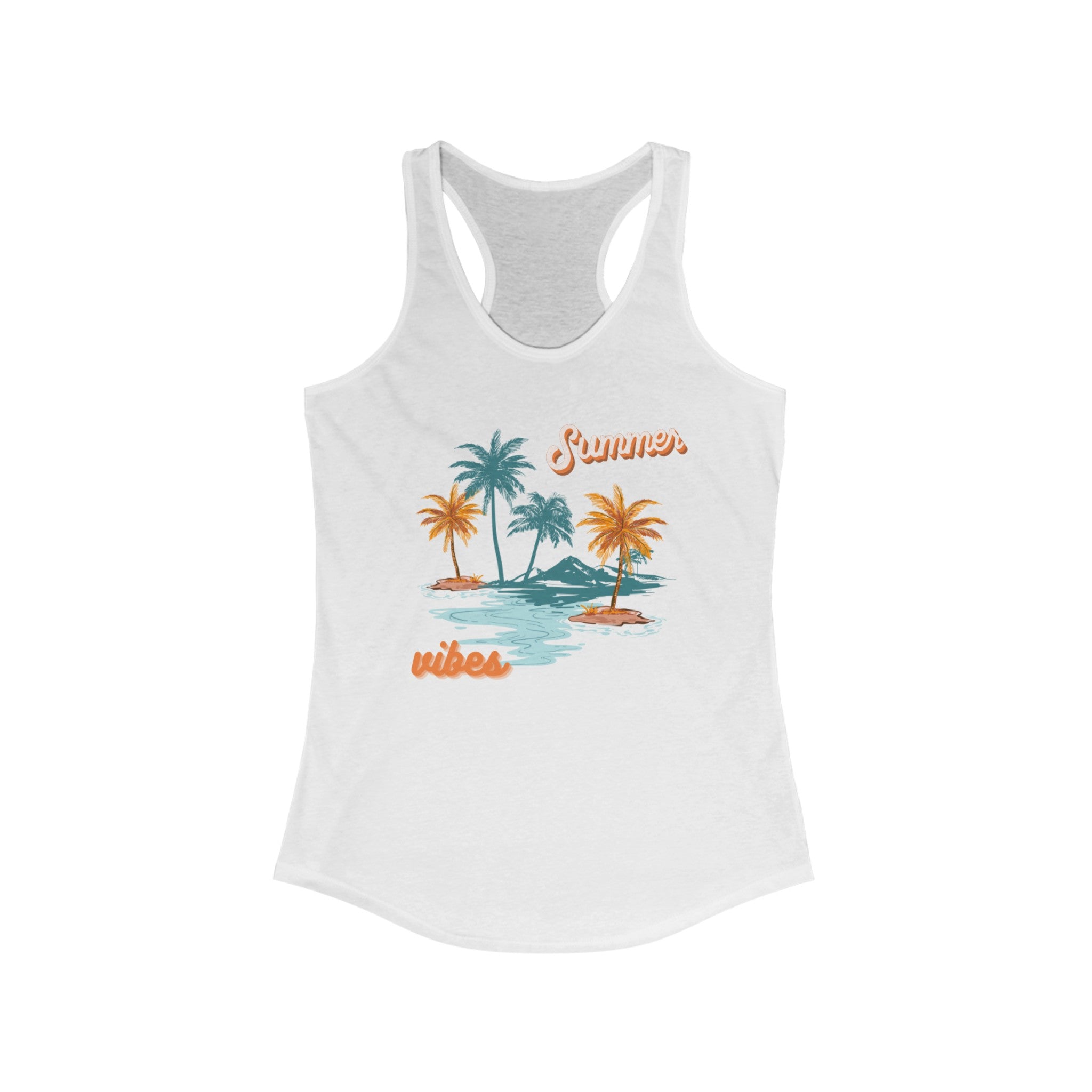 Summer Season Vibes Women's Ideal Racerback Tank