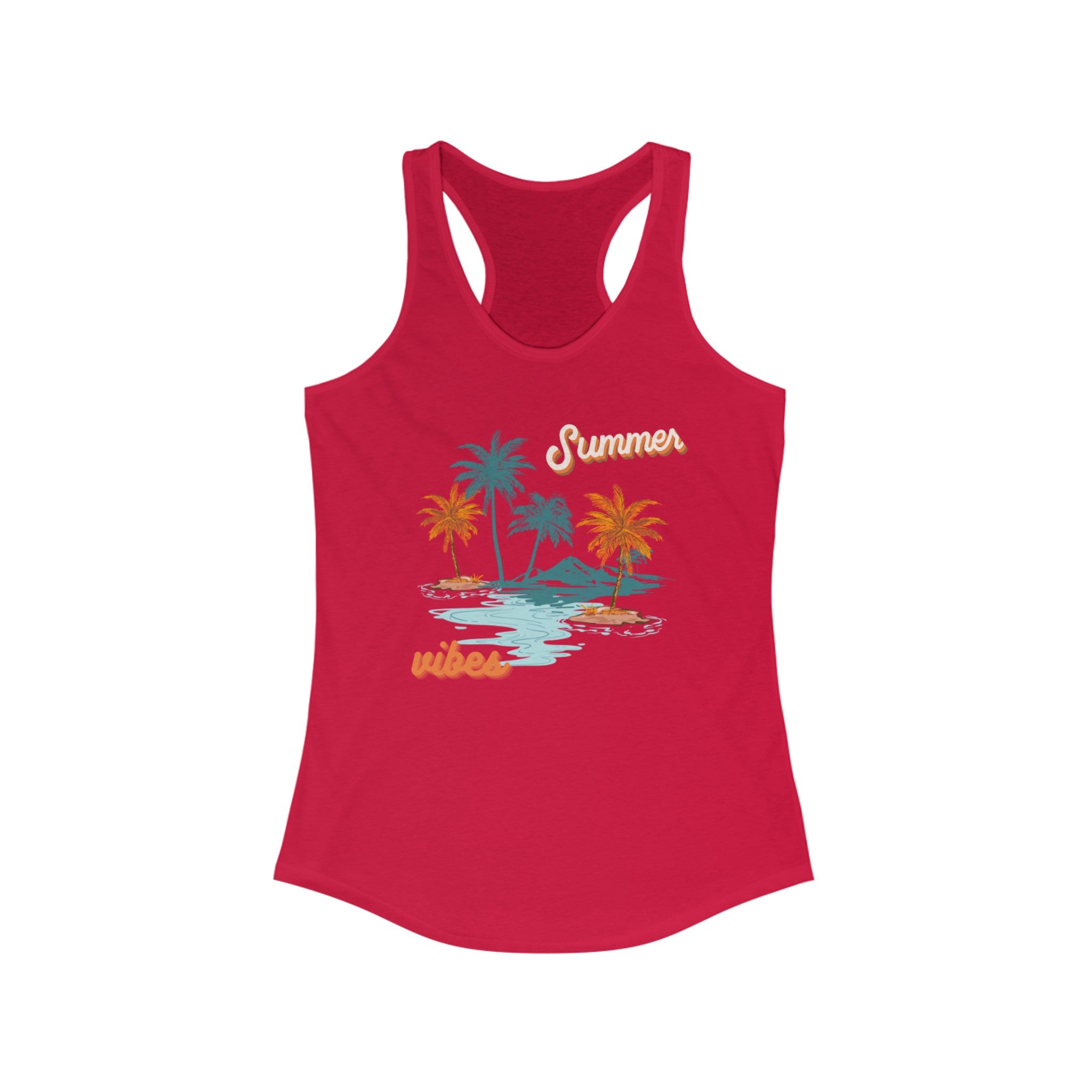 Summer Season Vibes Women's Ideal Racerback Tank