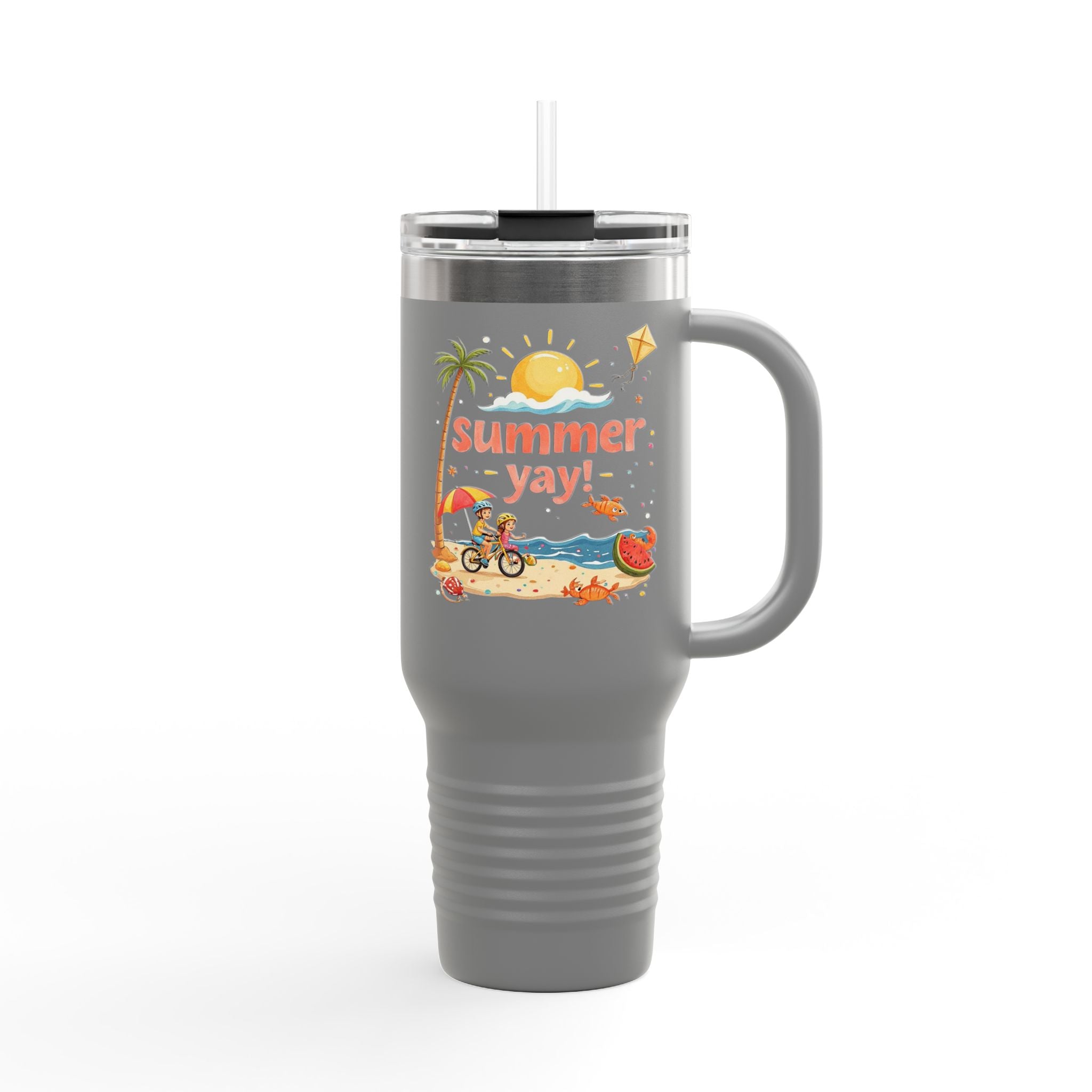 Summer Yay! Insulated Travel Mug, 40oz