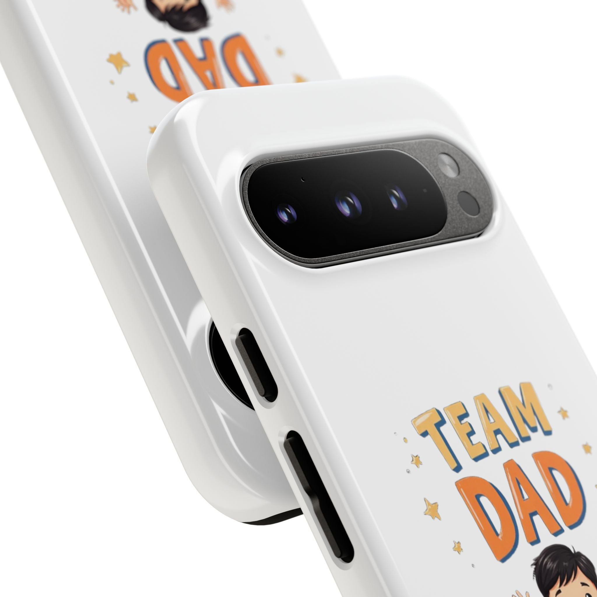 Team Dad Phone Case, Fun Gift for Fathers, Durable Phone Protector, Cute Dad Team Merchandise, Father's Day Special