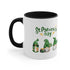 St Patty's Day Gnome Accent Coffee Mug, 11oz