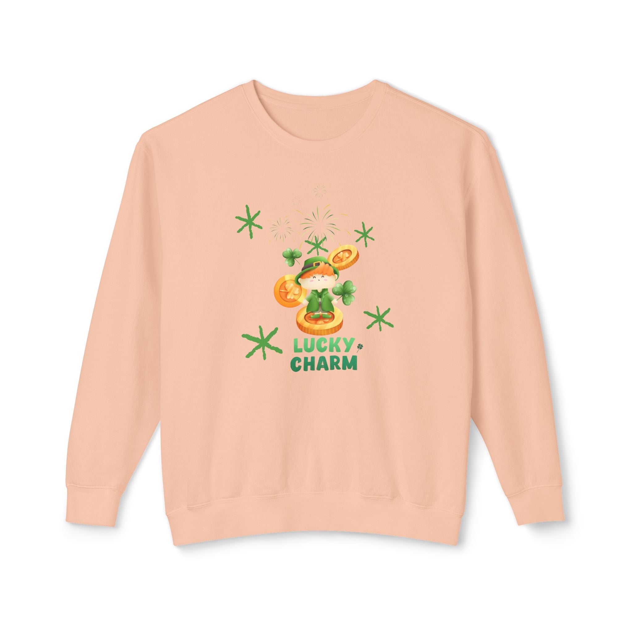 Lucky Charm Unisex Lightweight Crewneck Sweatshirt