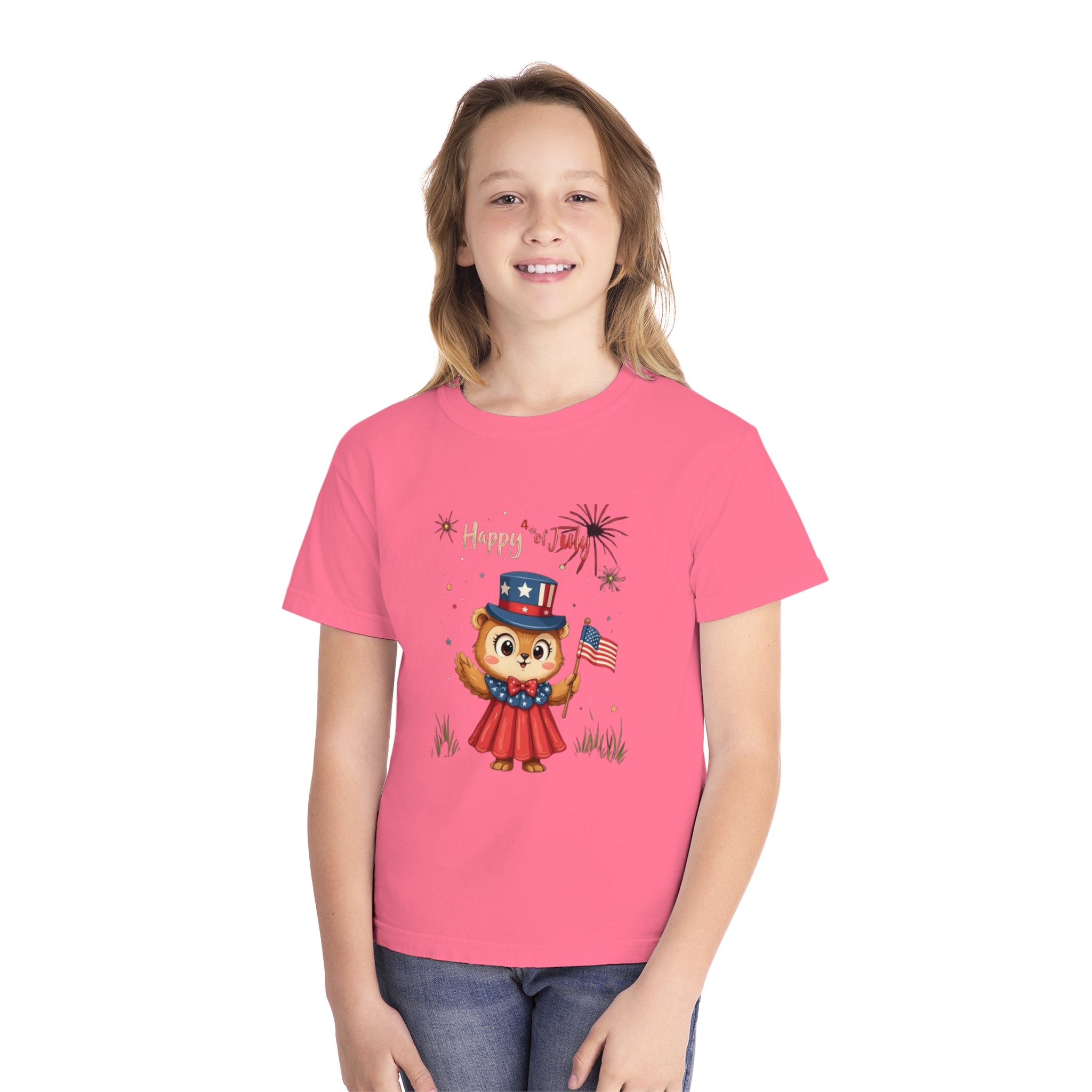Happy Independence Day Youth Midweight Tee