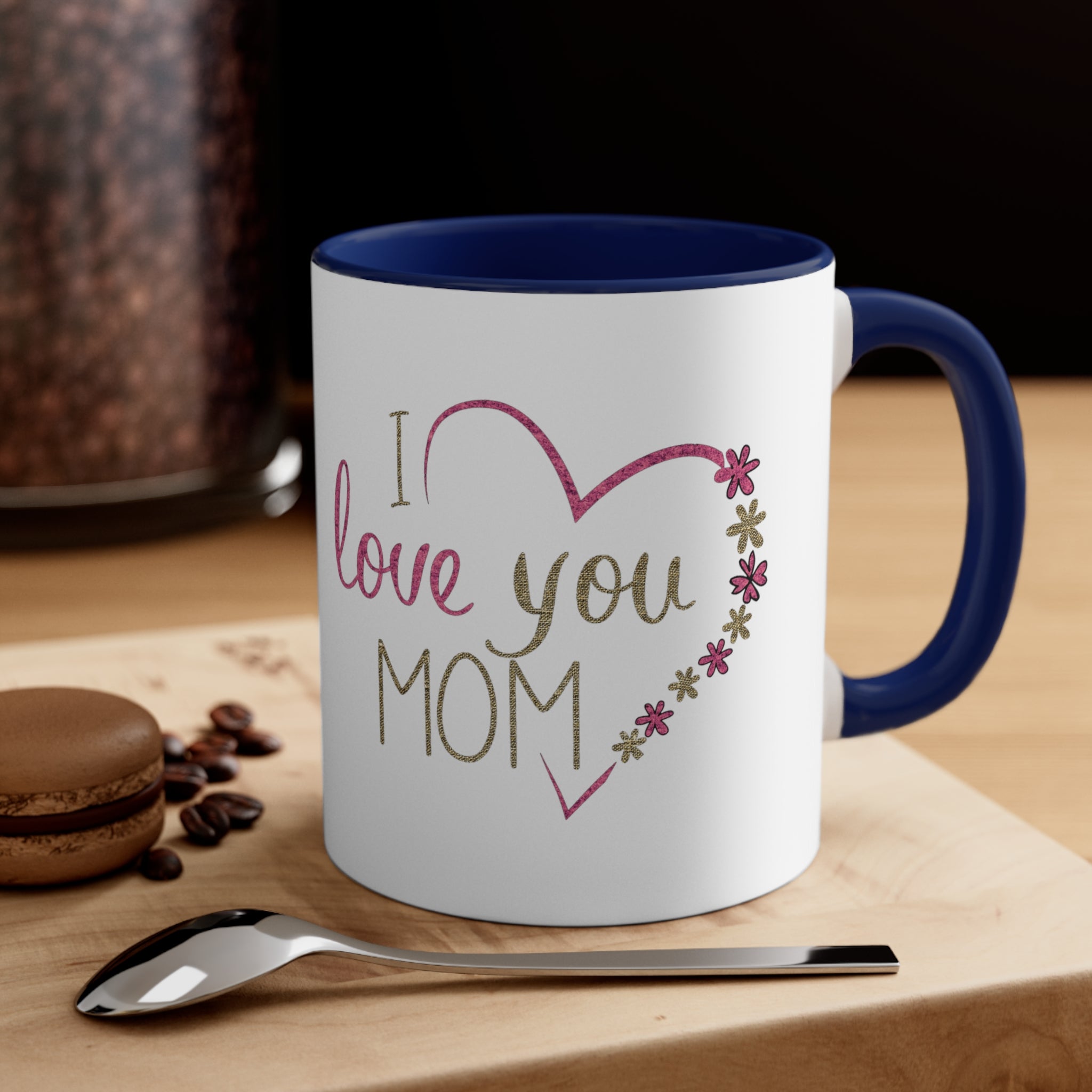 Mom, Happy Mother's Day Accent Coffee Mug, 11oz