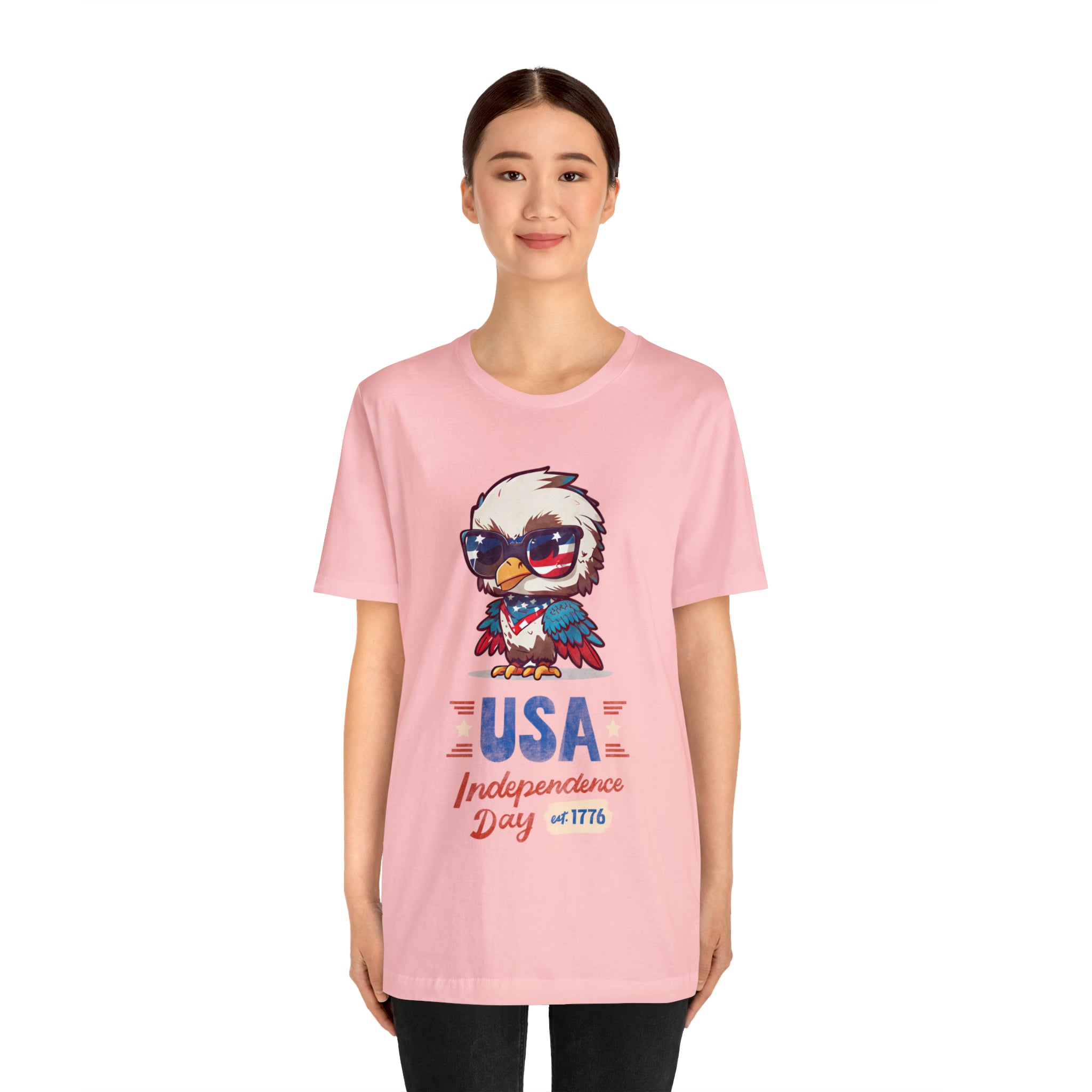 USA Independence Day Unisex Jersey Short Sleeve Tee