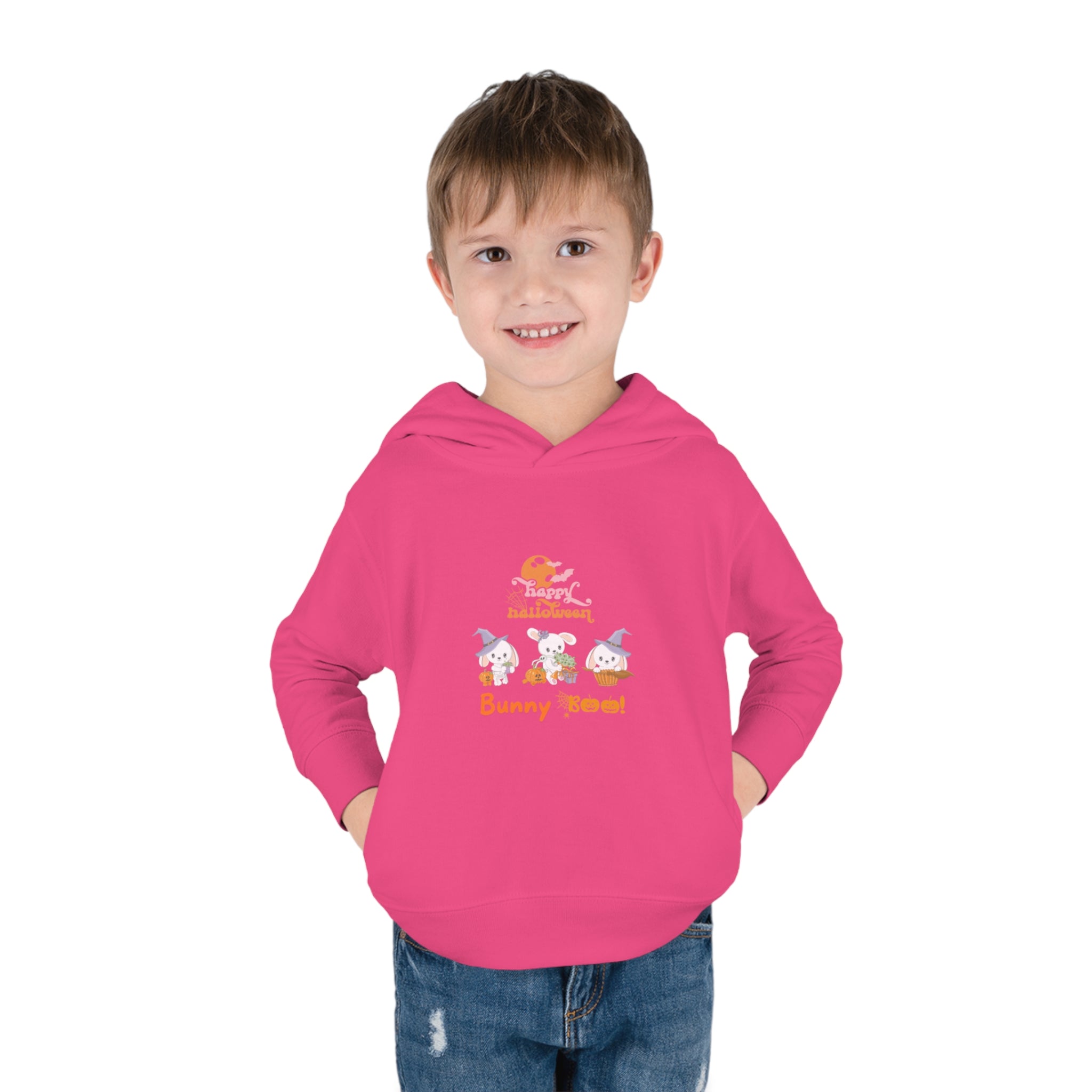 Bunny BooToddler Pullover Fleece Hoodie