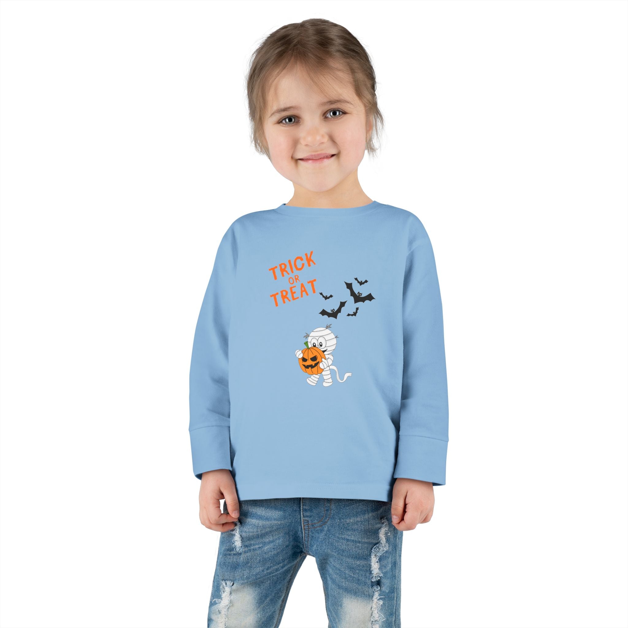 Merry Halloween Toddler Long Sleeve Tee