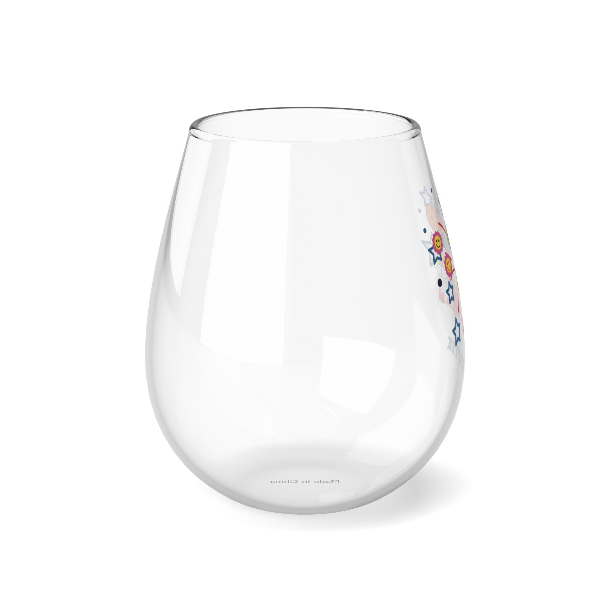 An American Cutie Stemless Wine Glass, 11.75oz