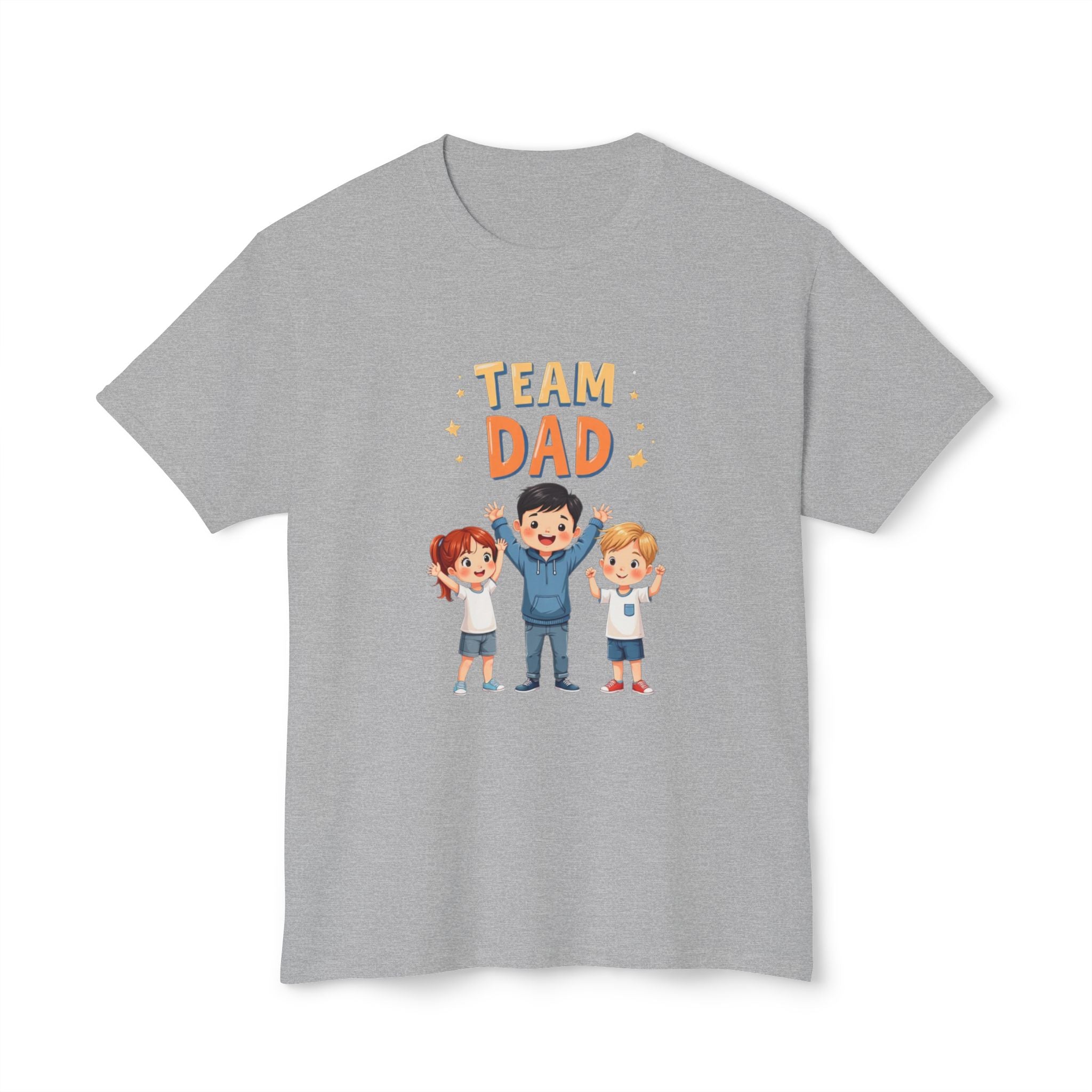 Team Dad Unisex HD Cotton T-shirt, Father’s Day Gift