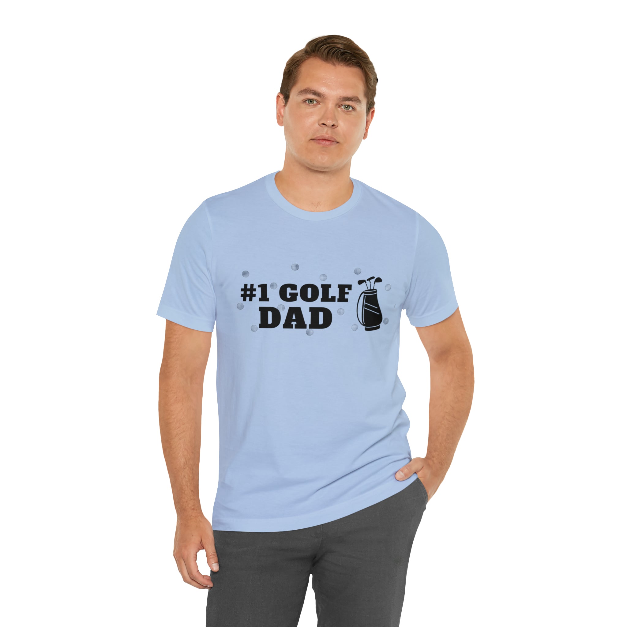 Happy Father's Day Golf Unisex Jersey Short Sleeve Tee