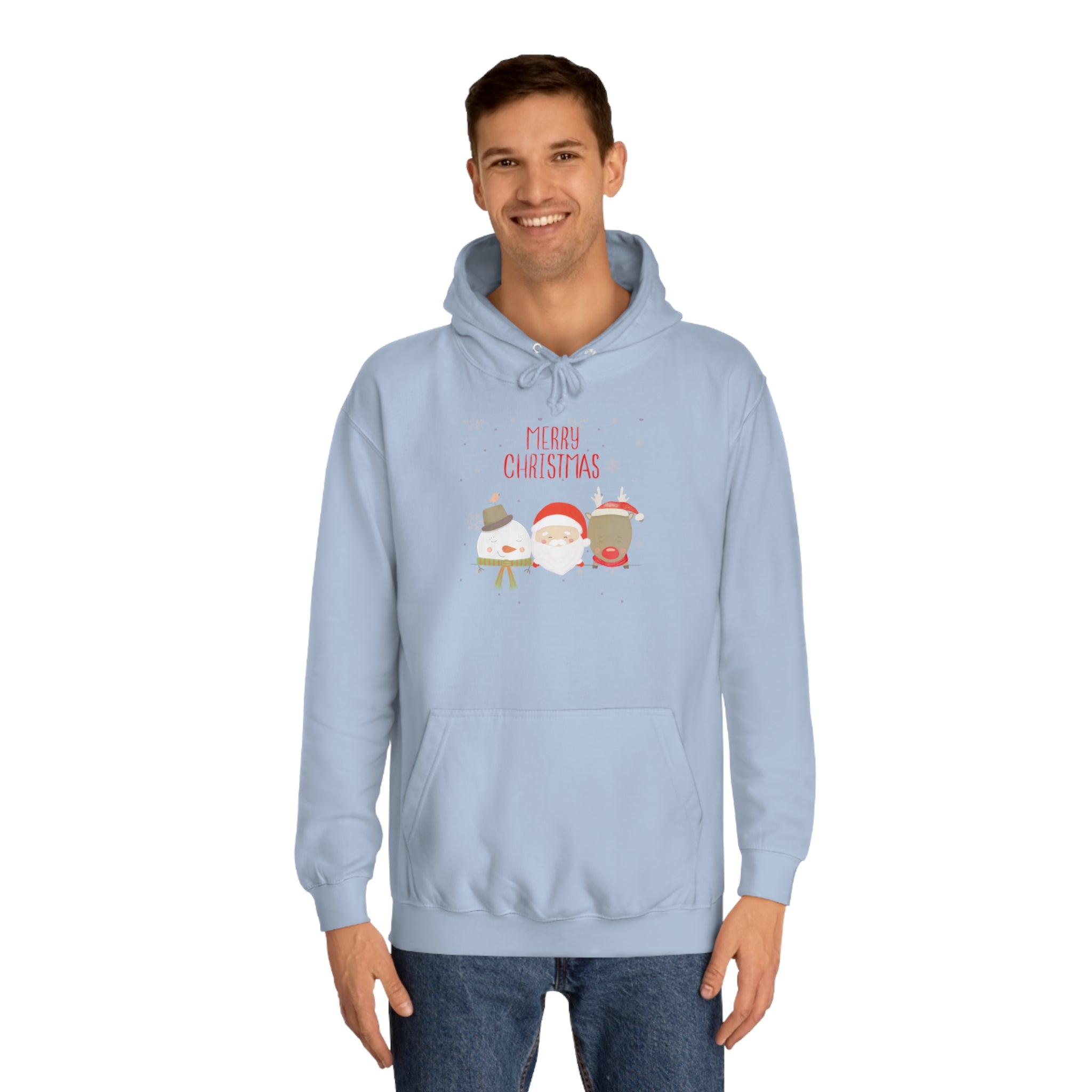 Merry Xmas Crew Unisex College Hoodie
