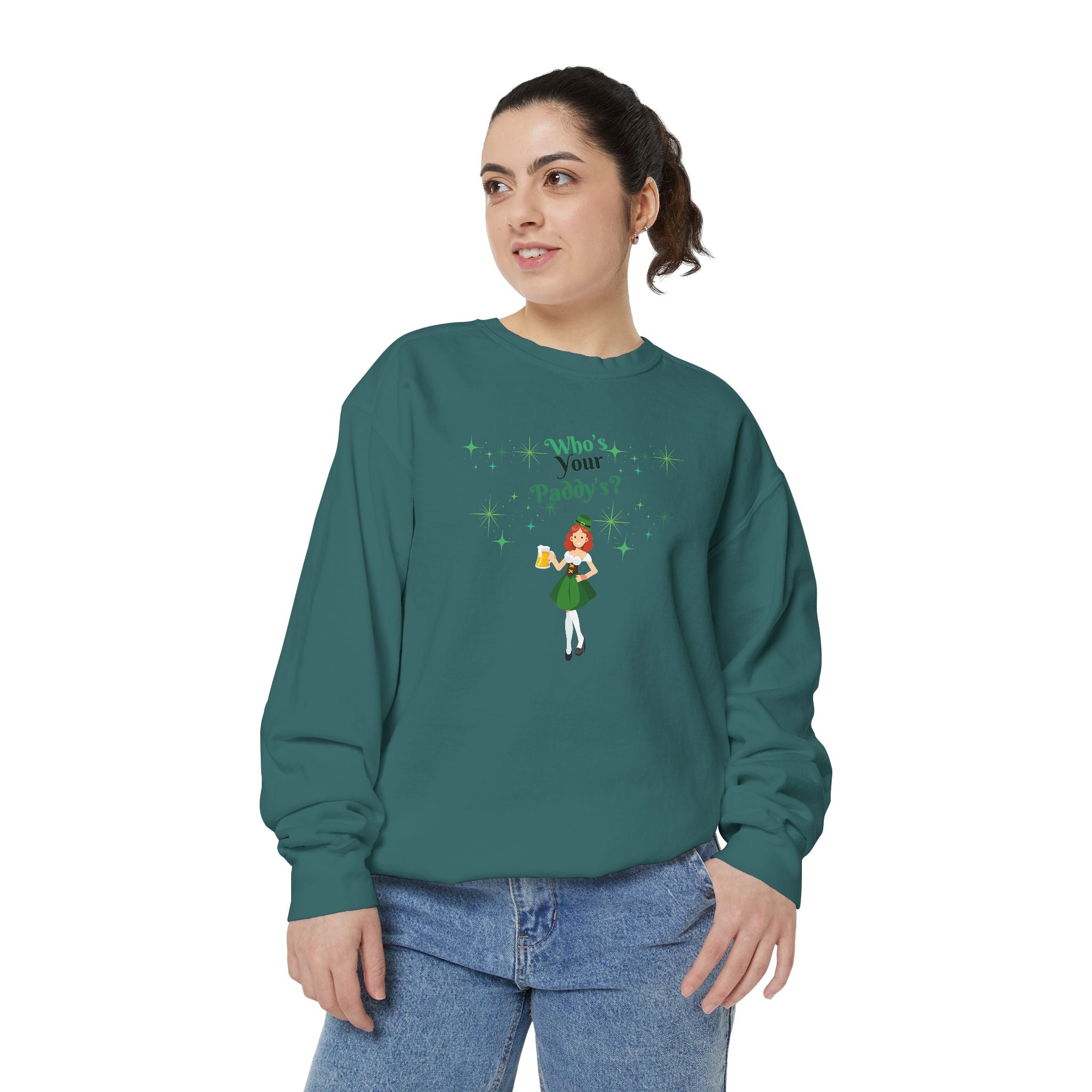 Who's Your Paddy? Unisex Garment-Dyed Sweatshirt