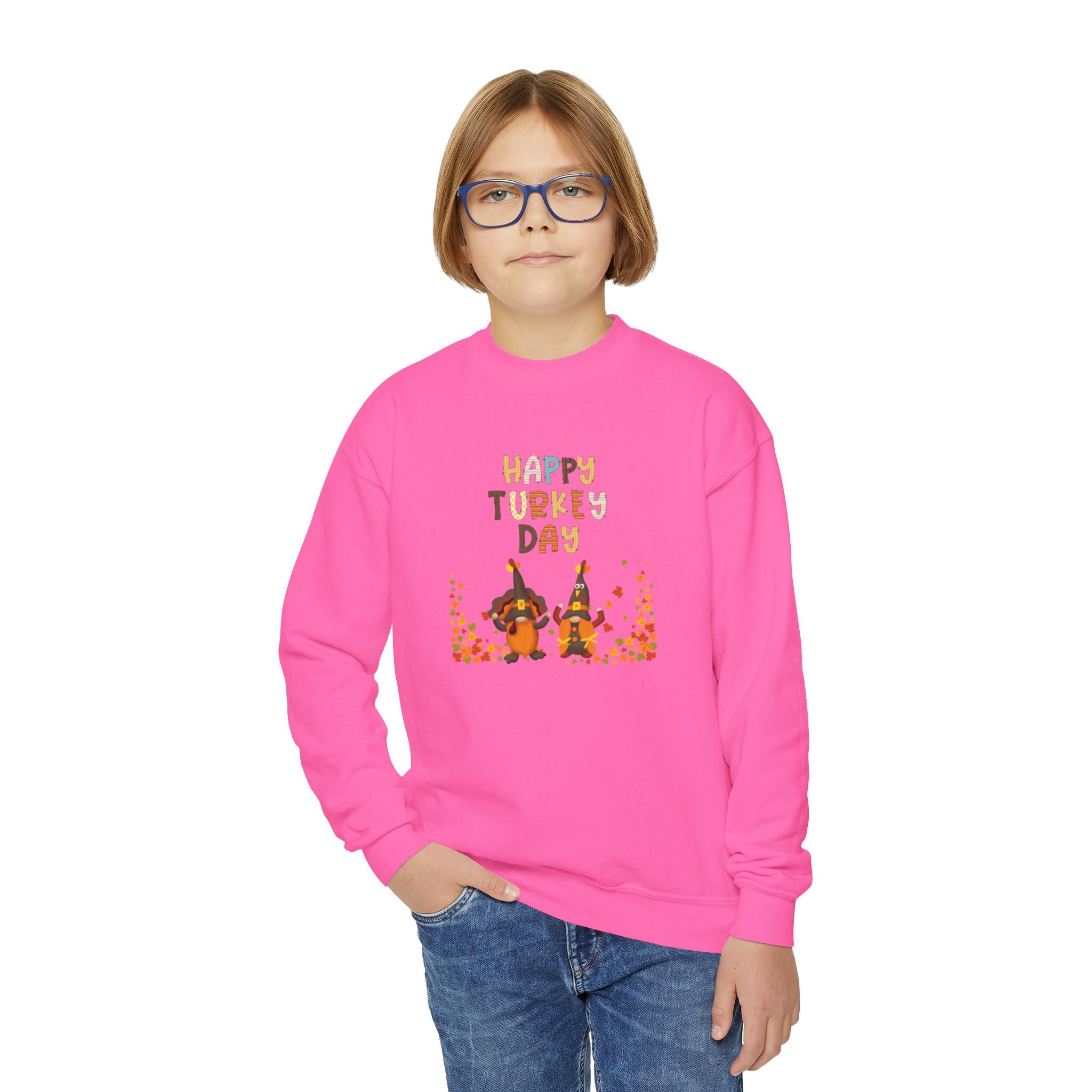 Thankful Day Youth Crewneck Sweatshirt