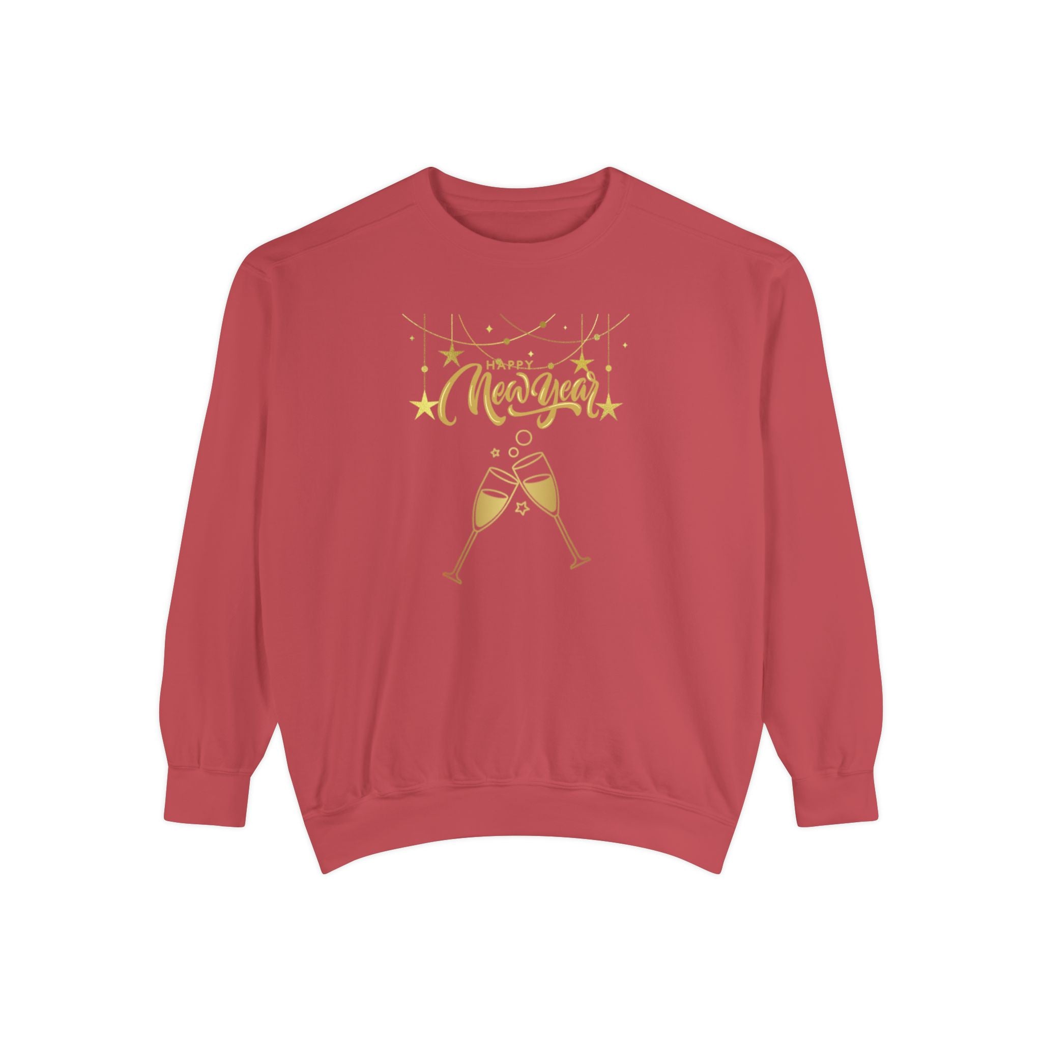 Happy New Year Unisex Garment-Dyed Sweatshirt