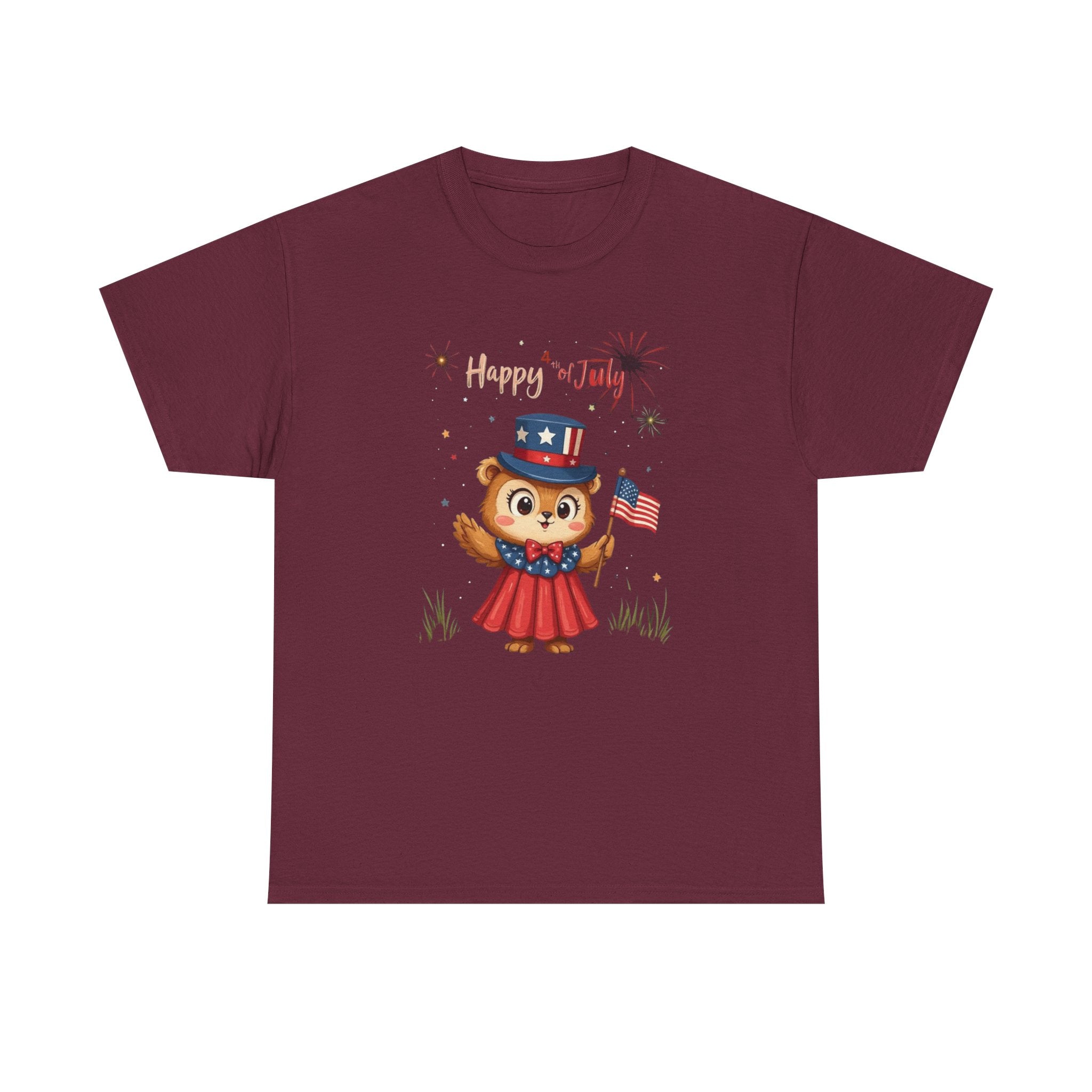 Happy Independence Day Unisex Heavy Cotton T-Shirt