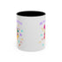 Little Miss April Fool's  Day Accent Coffee Mug - Fun & Whimsical 11oz/15oz