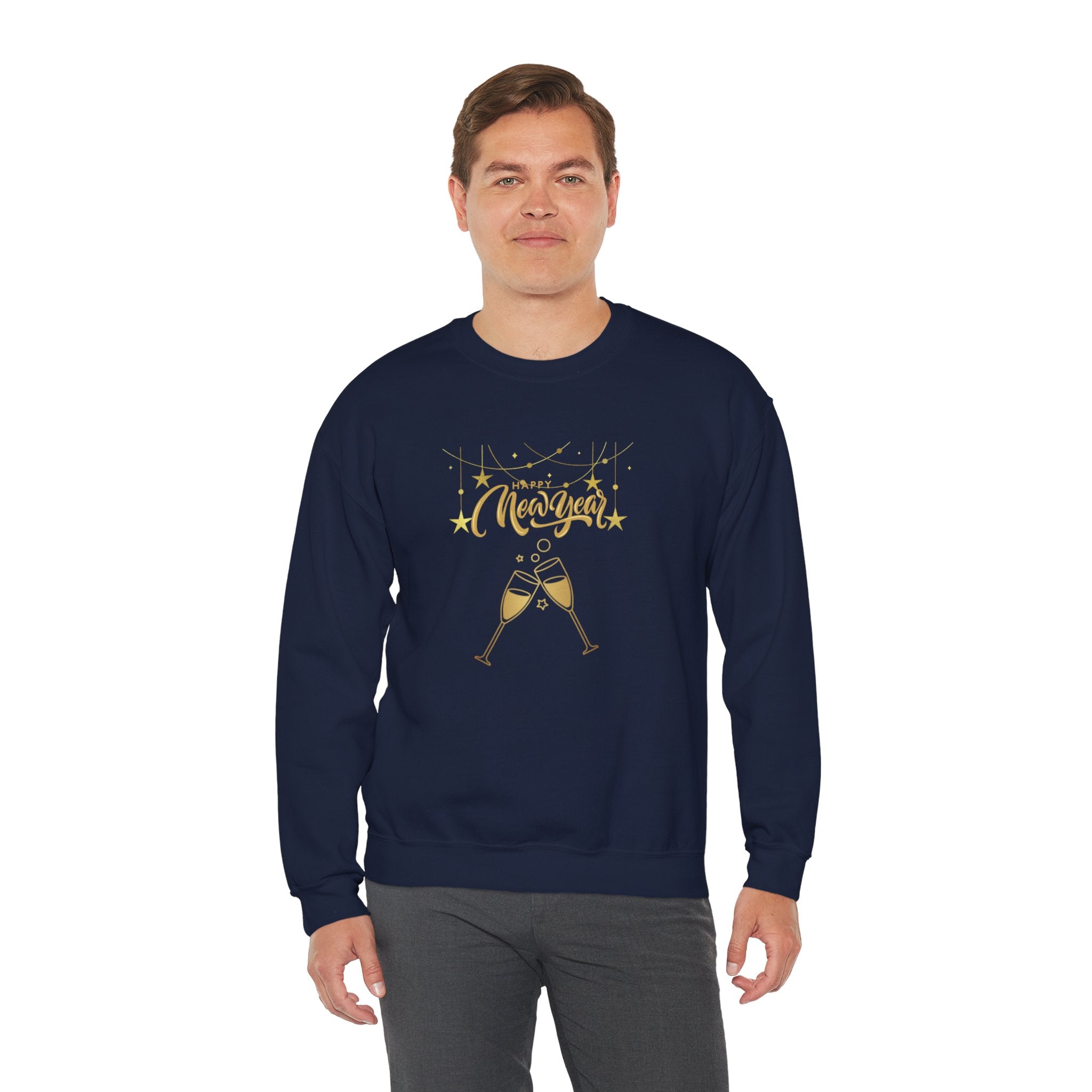 Happy New Year Unisex Heavy Blend™ Crewneck Sweatshirt