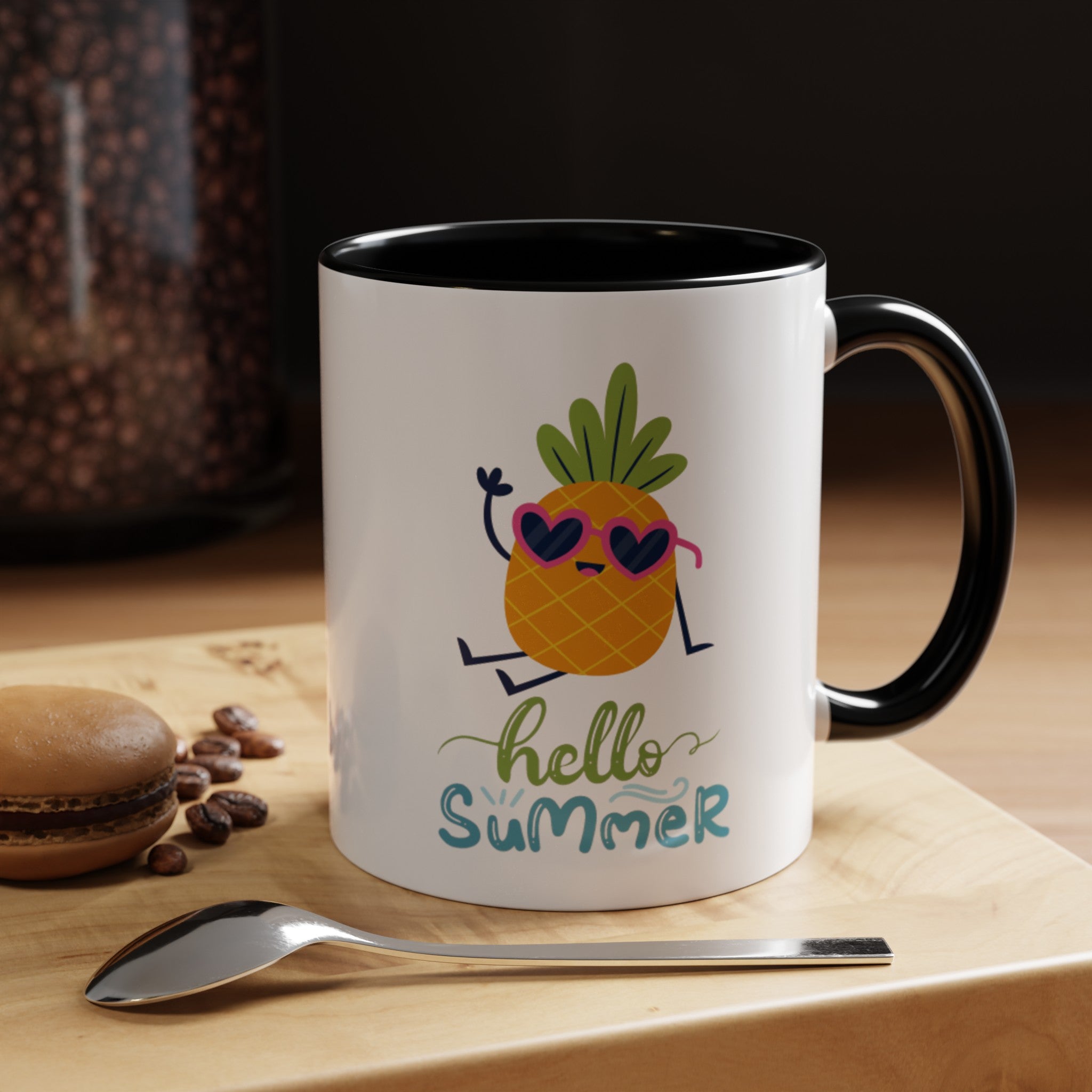 Hello Summer Fun Accent Coffee Mug (11, 15oz)